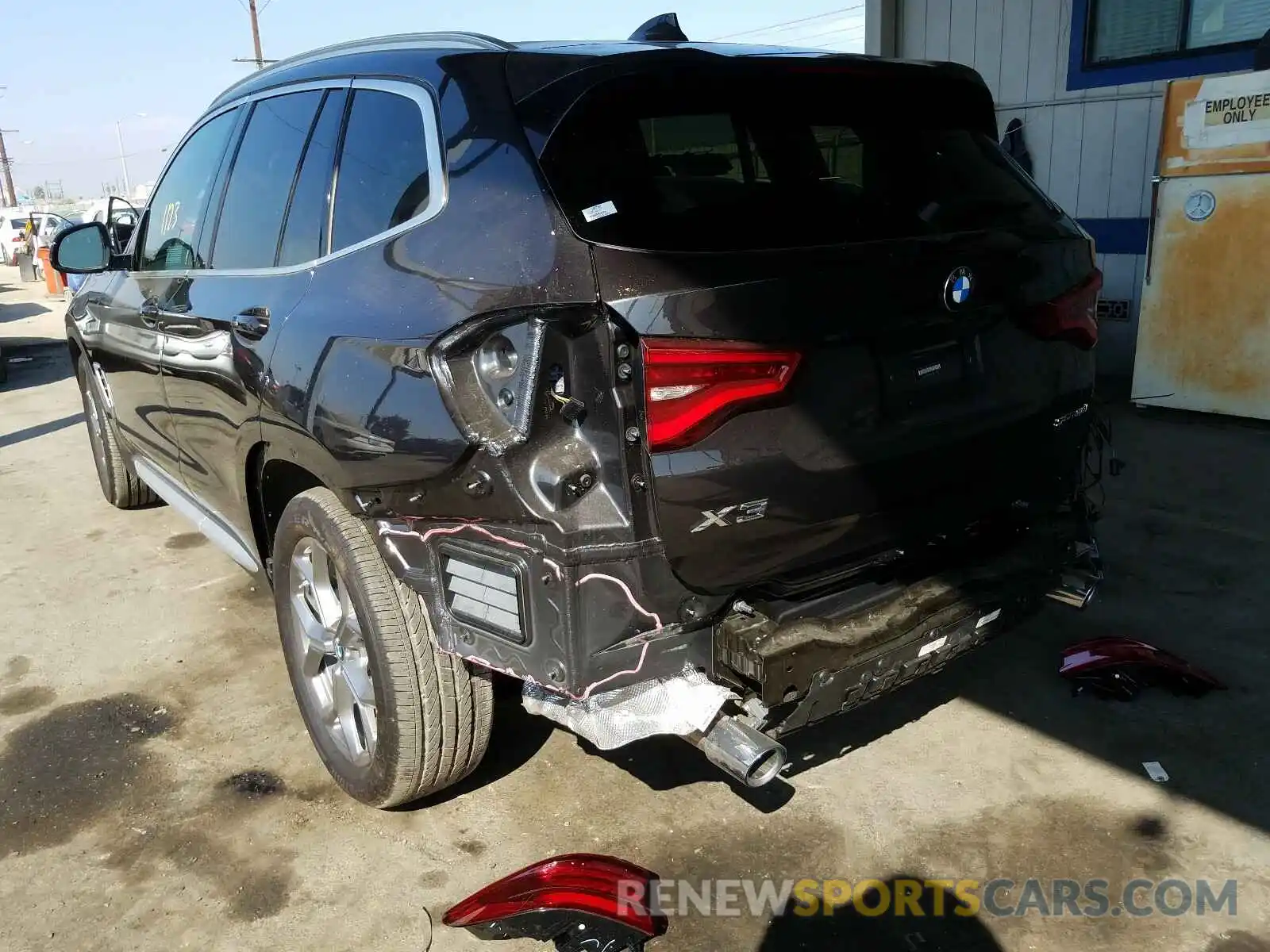 3 Photograph of a damaged car 5UXTY3C05L9C78509 BMW X3 2020