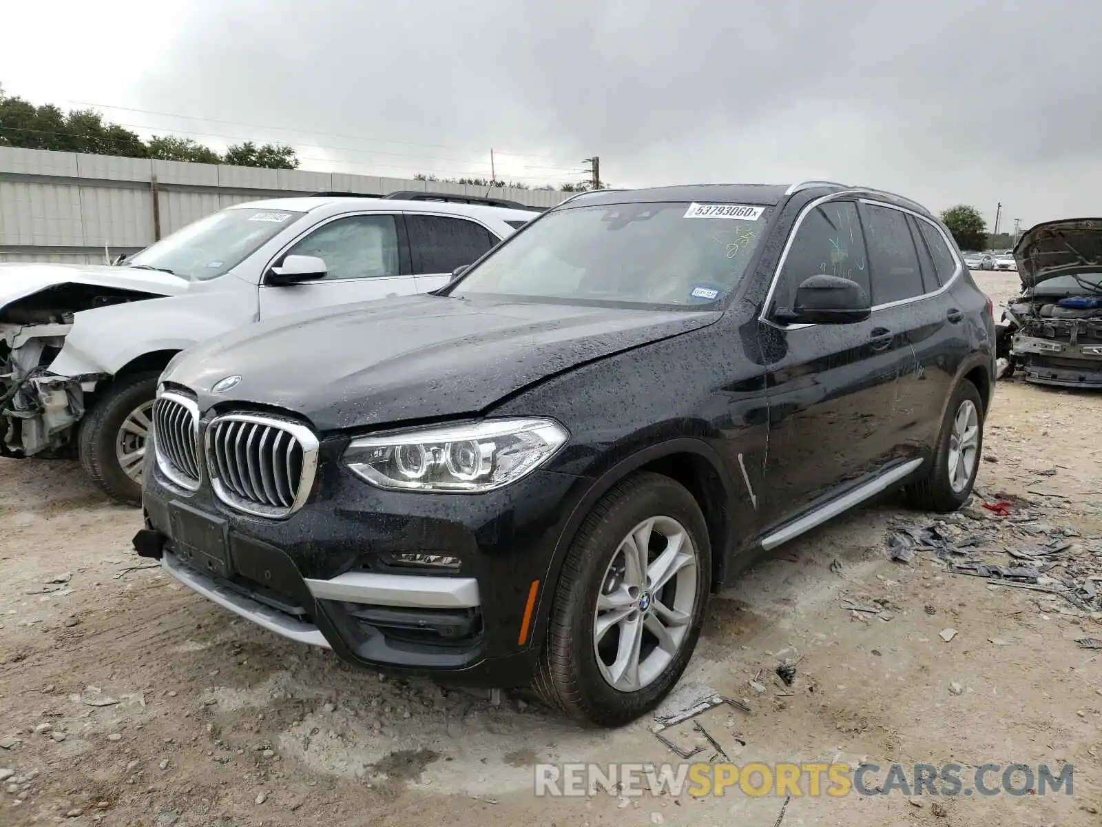 2 Photograph of a damaged car 5UXTY3C05L9D25229 BMW X3 2020