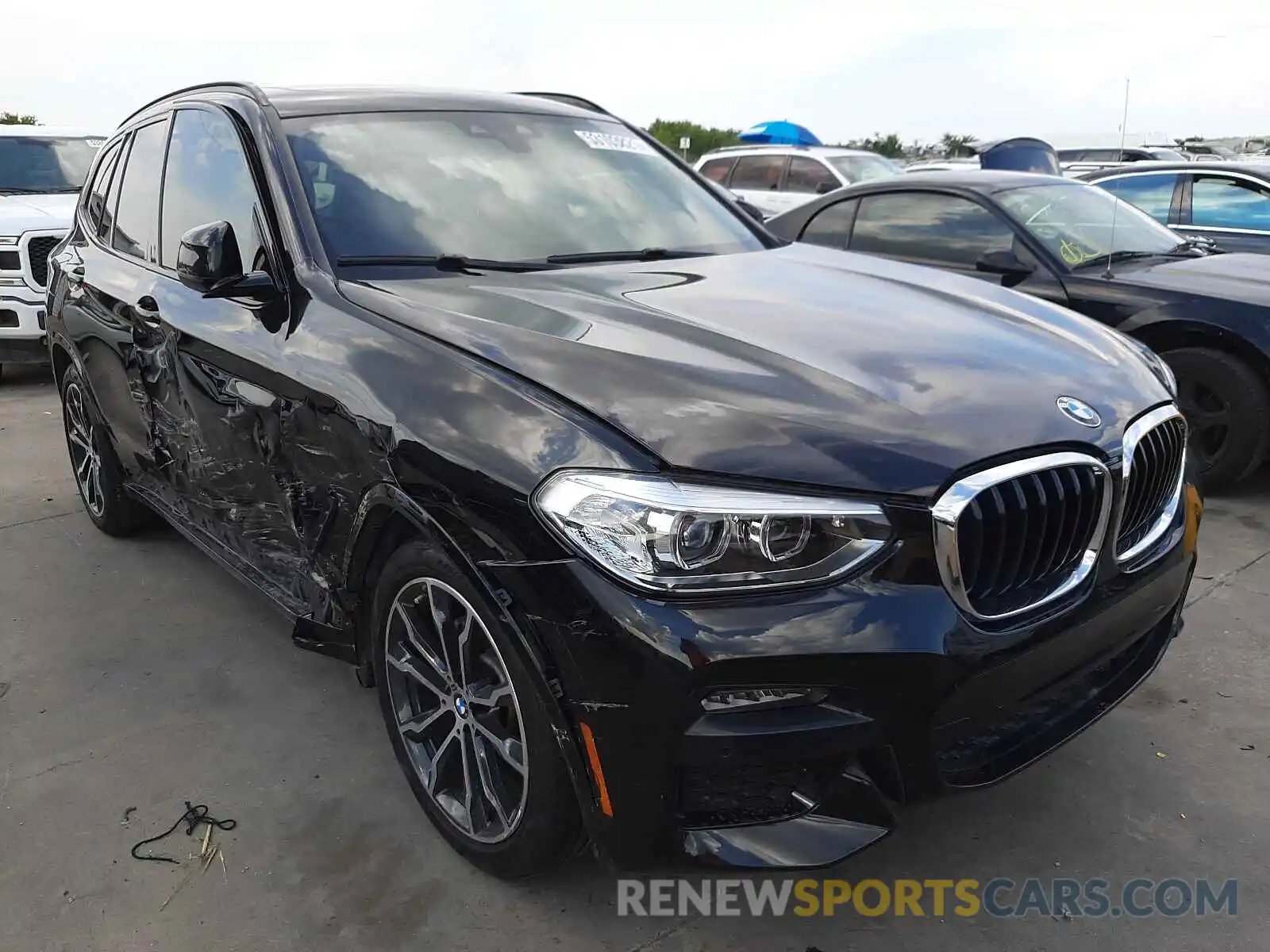 1 Photograph of a damaged car 5UXTY3C05LLE54753 BMW X3 2020