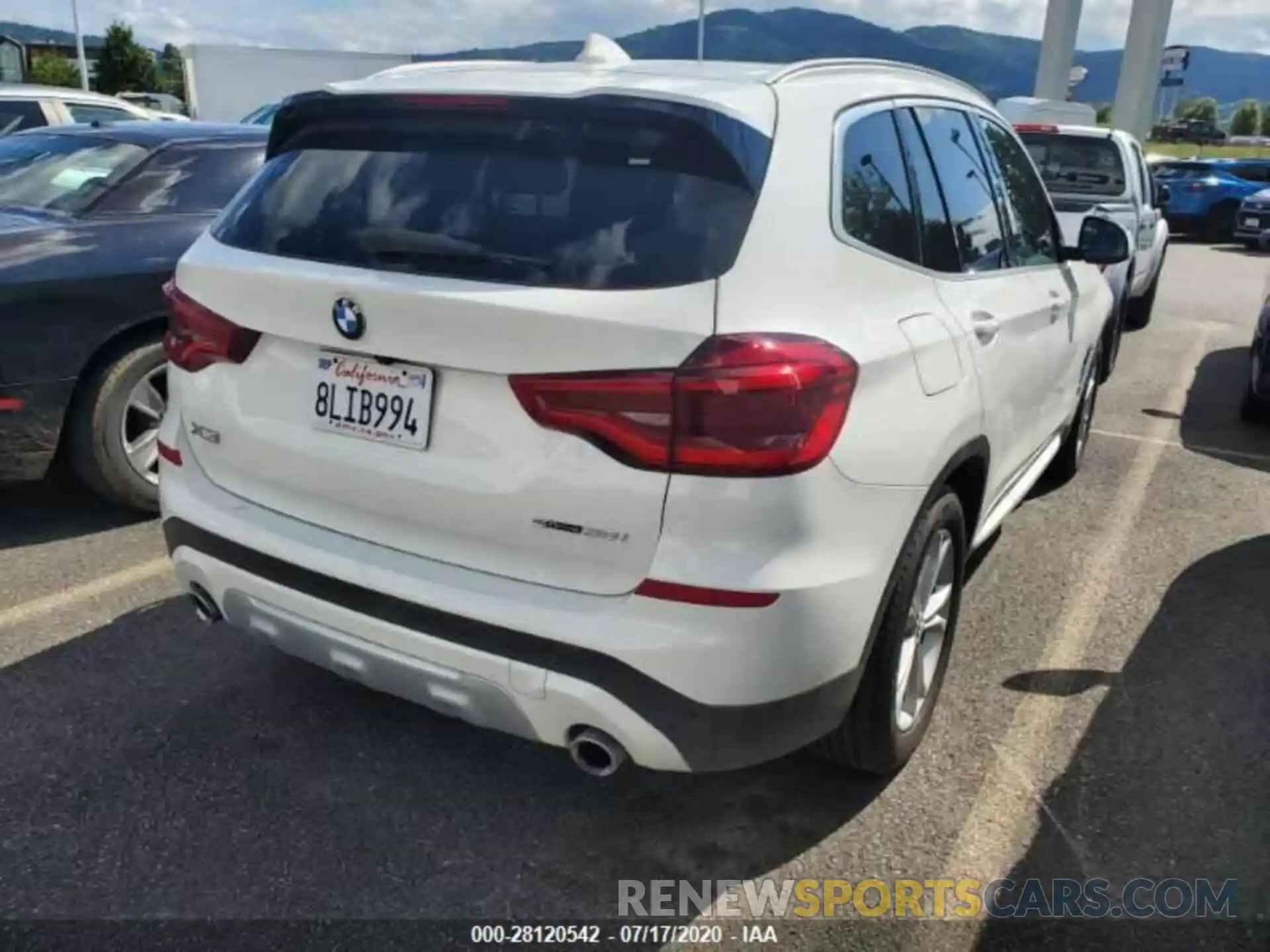 5 Фотография поврежденного автомобиля 5UXTY3C05LLE55353 BMW X3 2020