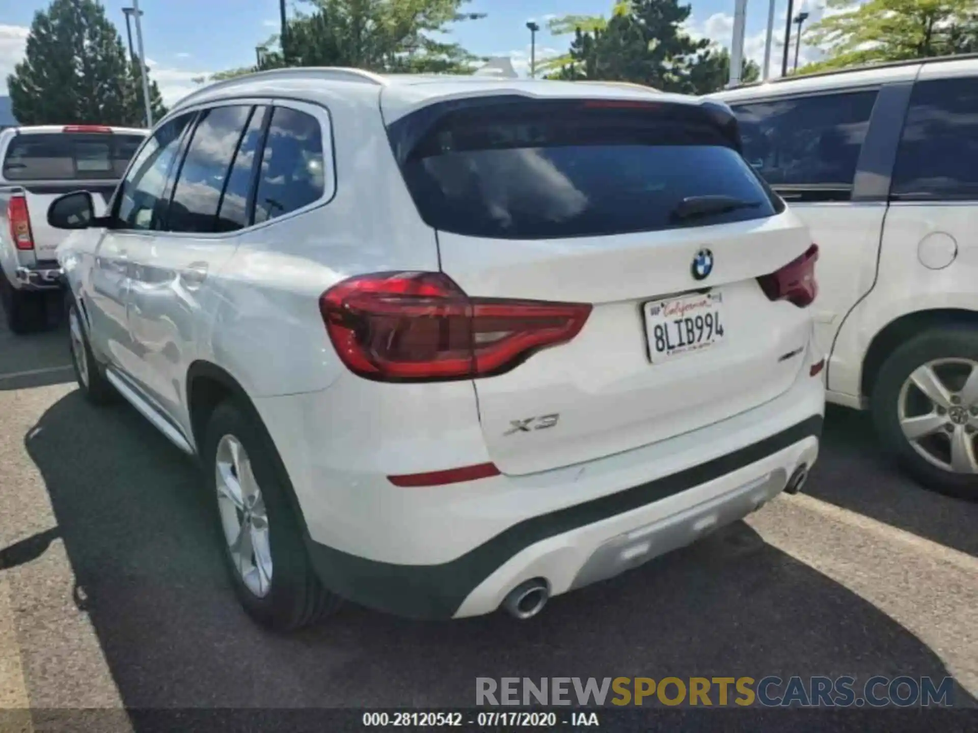 7 Photograph of a damaged car 5UXTY3C05LLE55353 BMW X3 2020