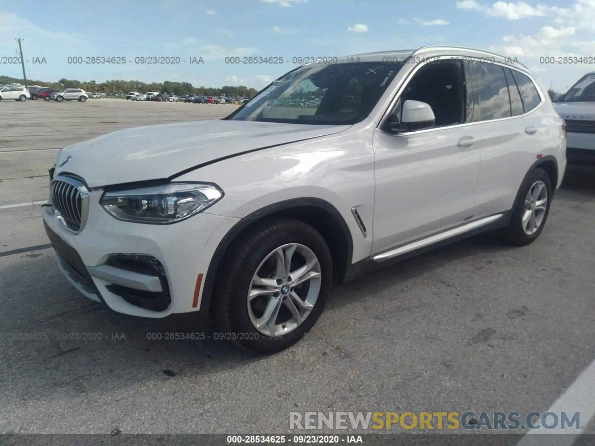 2 Photograph of a damaged car 5UXTY3C05LLE55479 BMW X3 2020