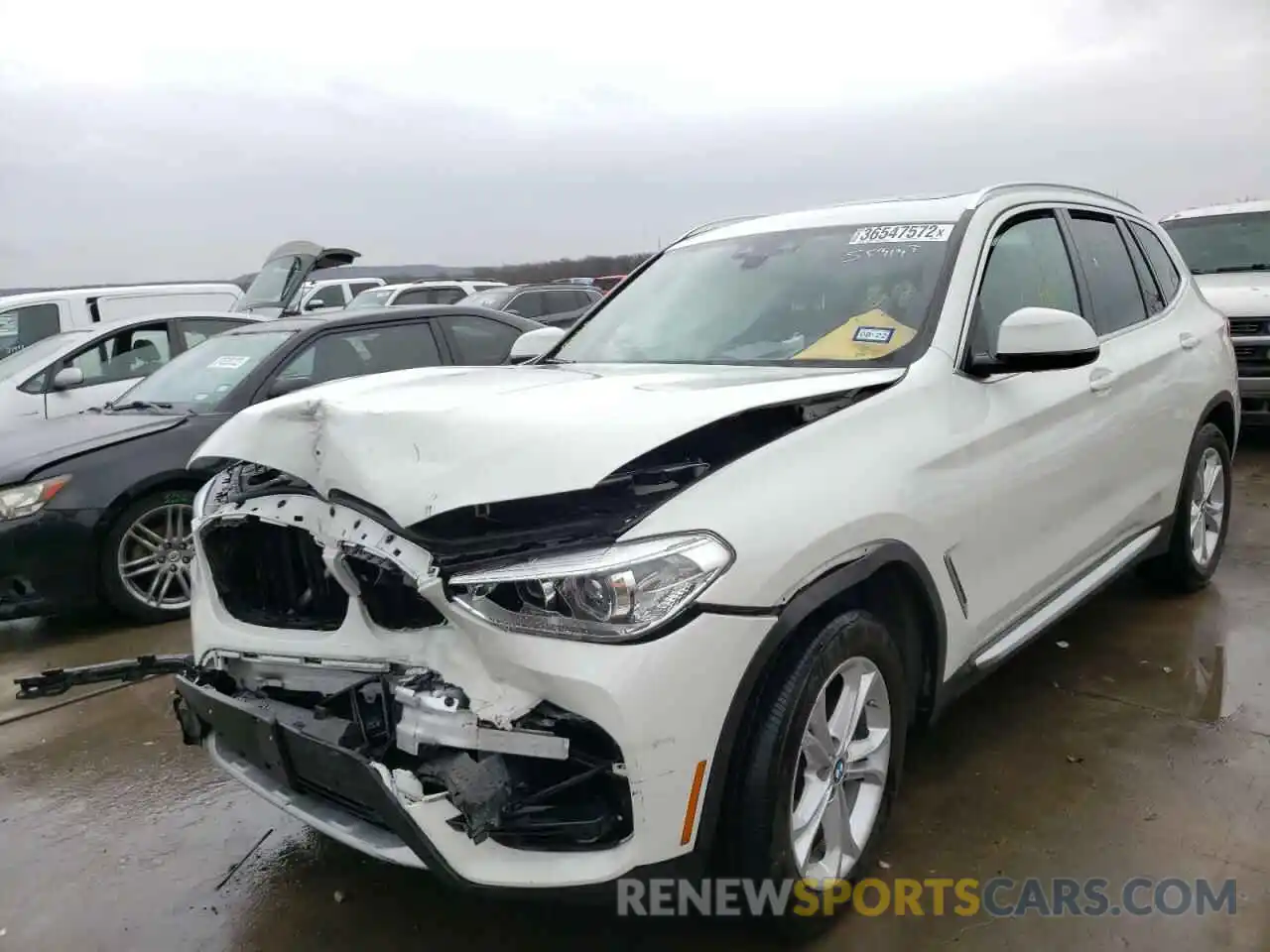 2 Photograph of a damaged car 5UXTY3C05LLU69735 BMW X3 2020