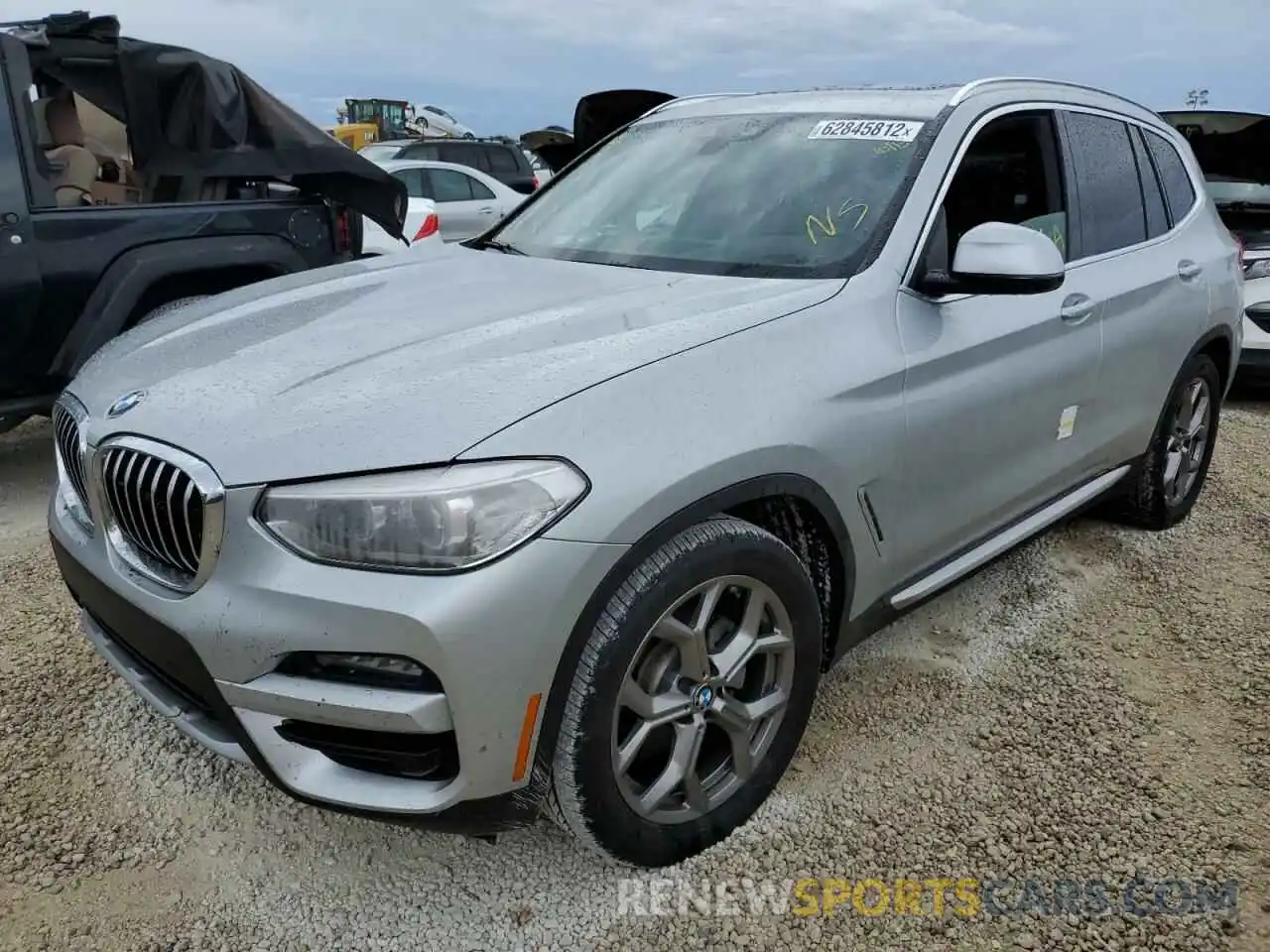 2 Photograph of a damaged car 5UXTY3C05LLU71503 BMW X3 2020