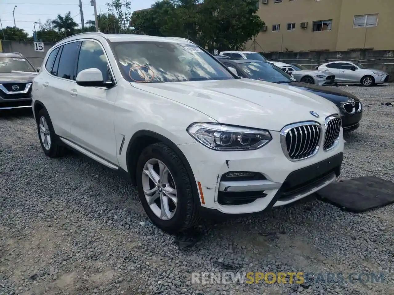 1 Photograph of a damaged car 5UXTY3C06L9B70321 BMW X3 2020