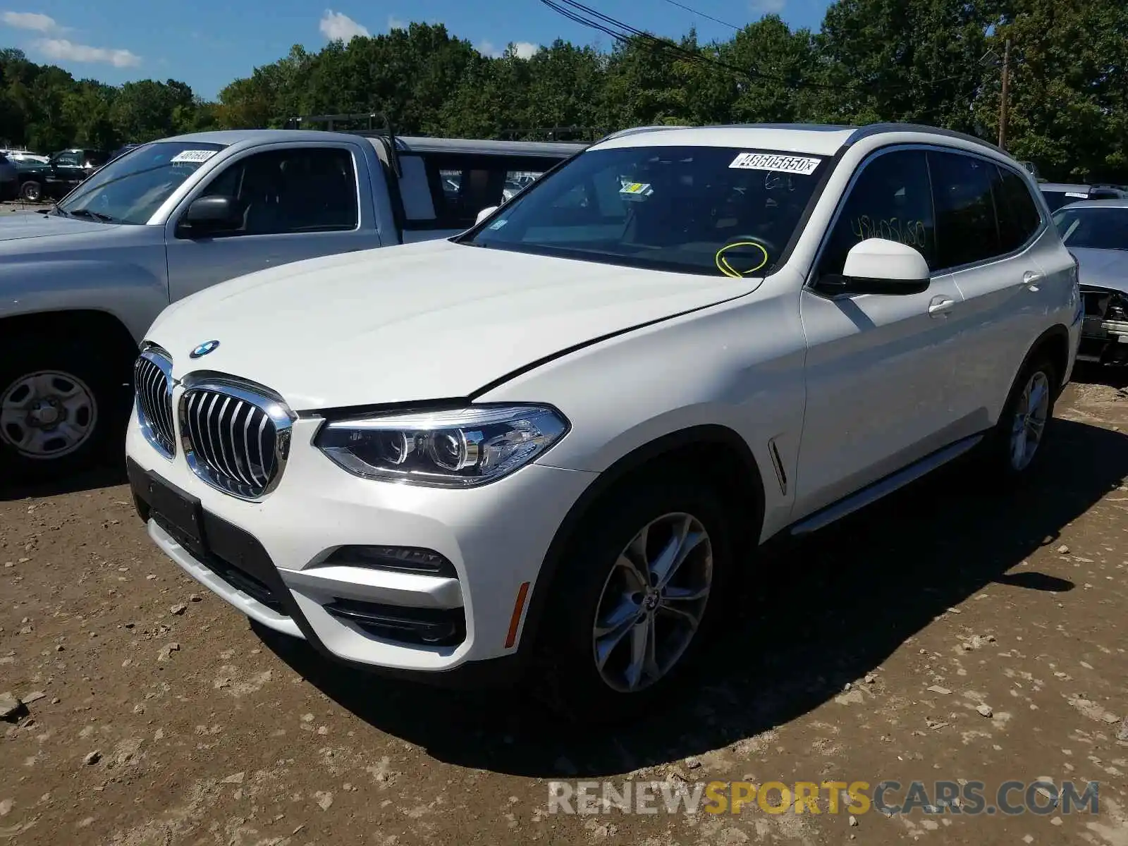 2 Photograph of a damaged car 5UXTY3C06L9B95364 BMW X3 2020