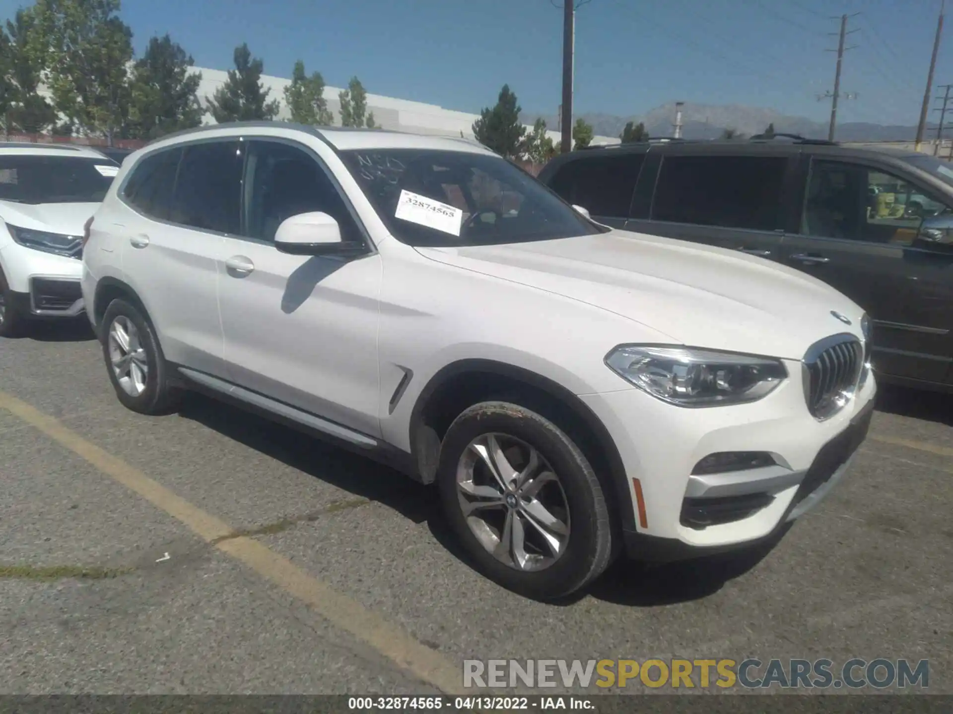 1 Photograph of a damaged car 5UXTY3C06L9C24006 BMW X3 2020