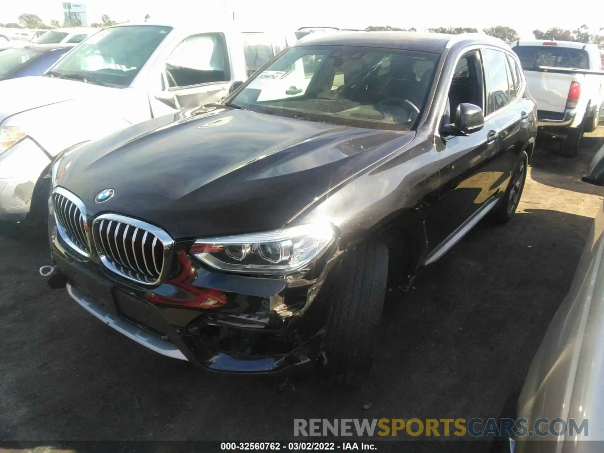 2 Photograph of a damaged car 5UXTY3C06L9C51707 BMW X3 2020