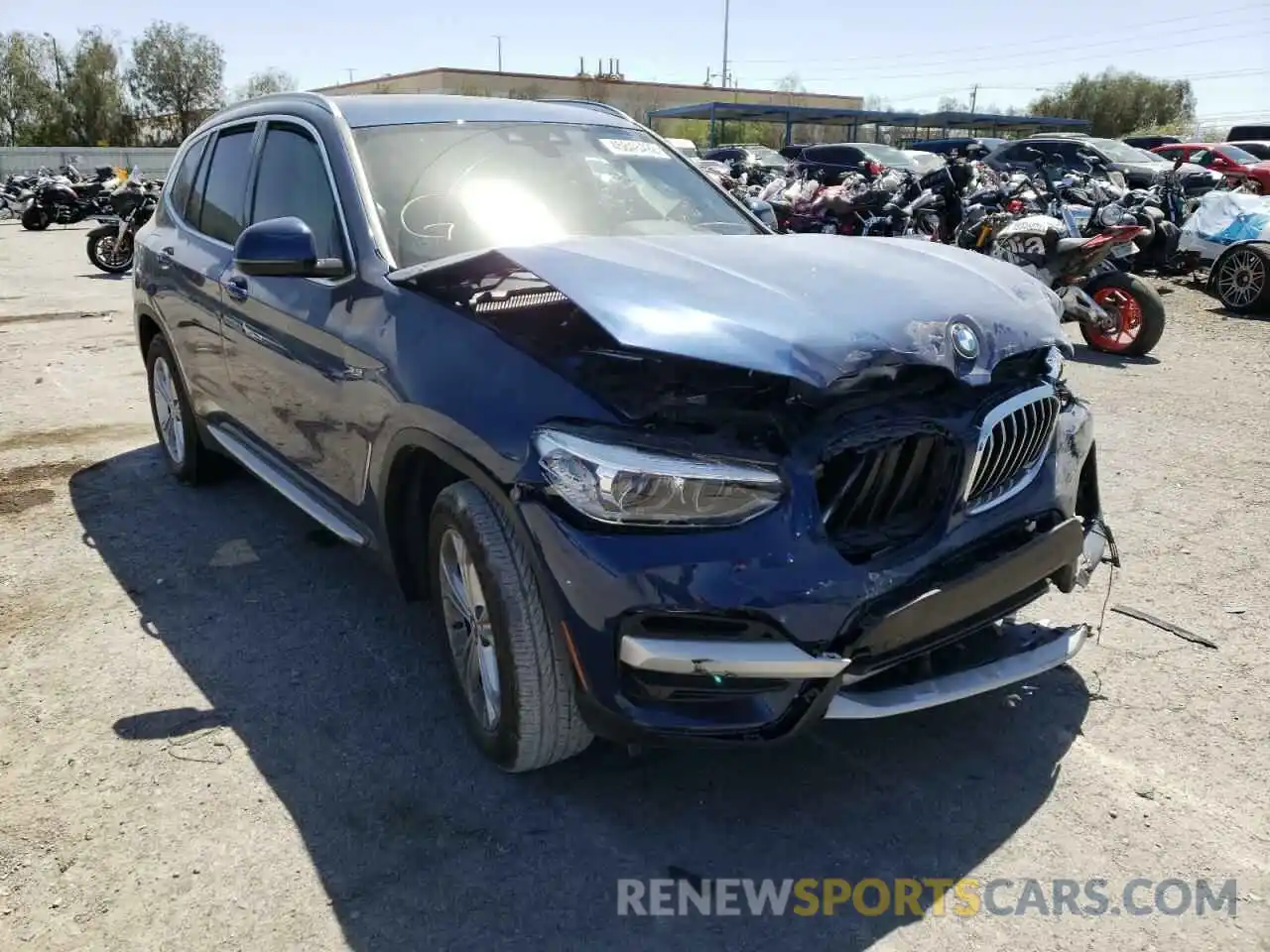 1 Photograph of a damaged car 5UXTY3C06L9D50656 BMW X3 2020