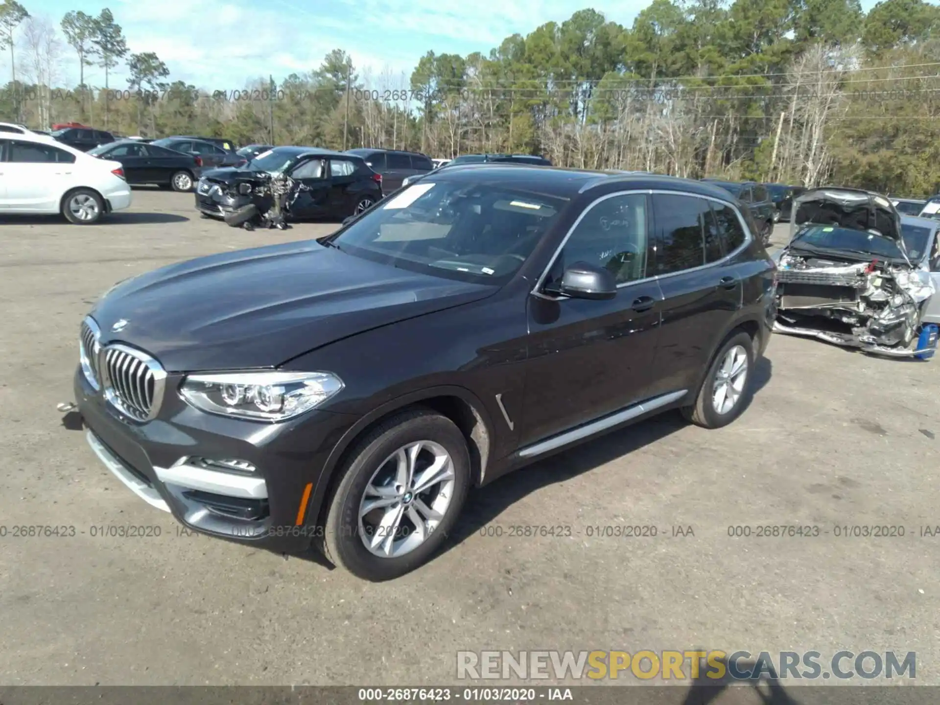 2 Photograph of a damaged car 5UXTY3C06LLE54941 BMW X3 2020