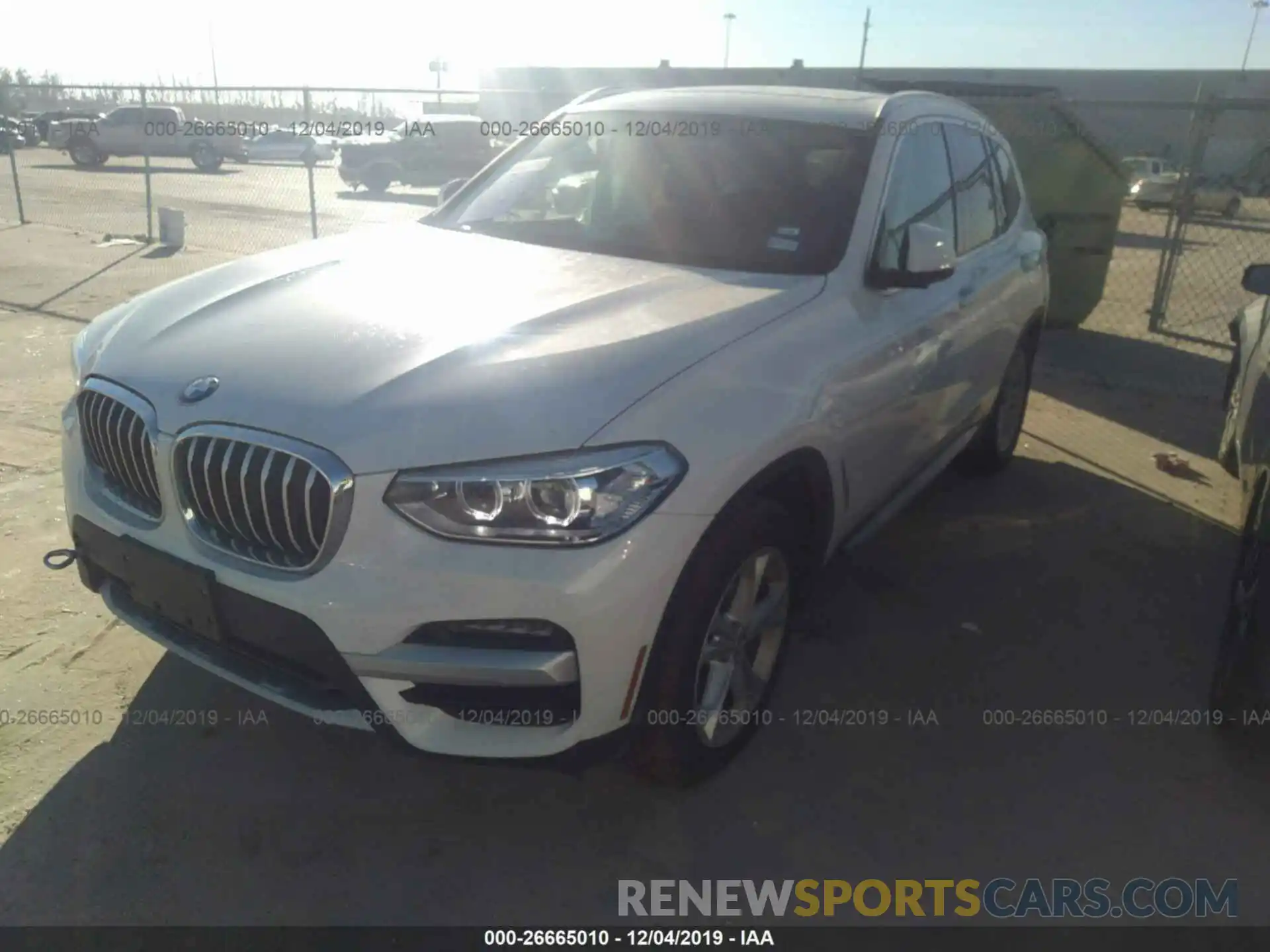 2 Фотография поврежденного автомобиля 5UXTY3C06LLE55216 BMW X3 2020