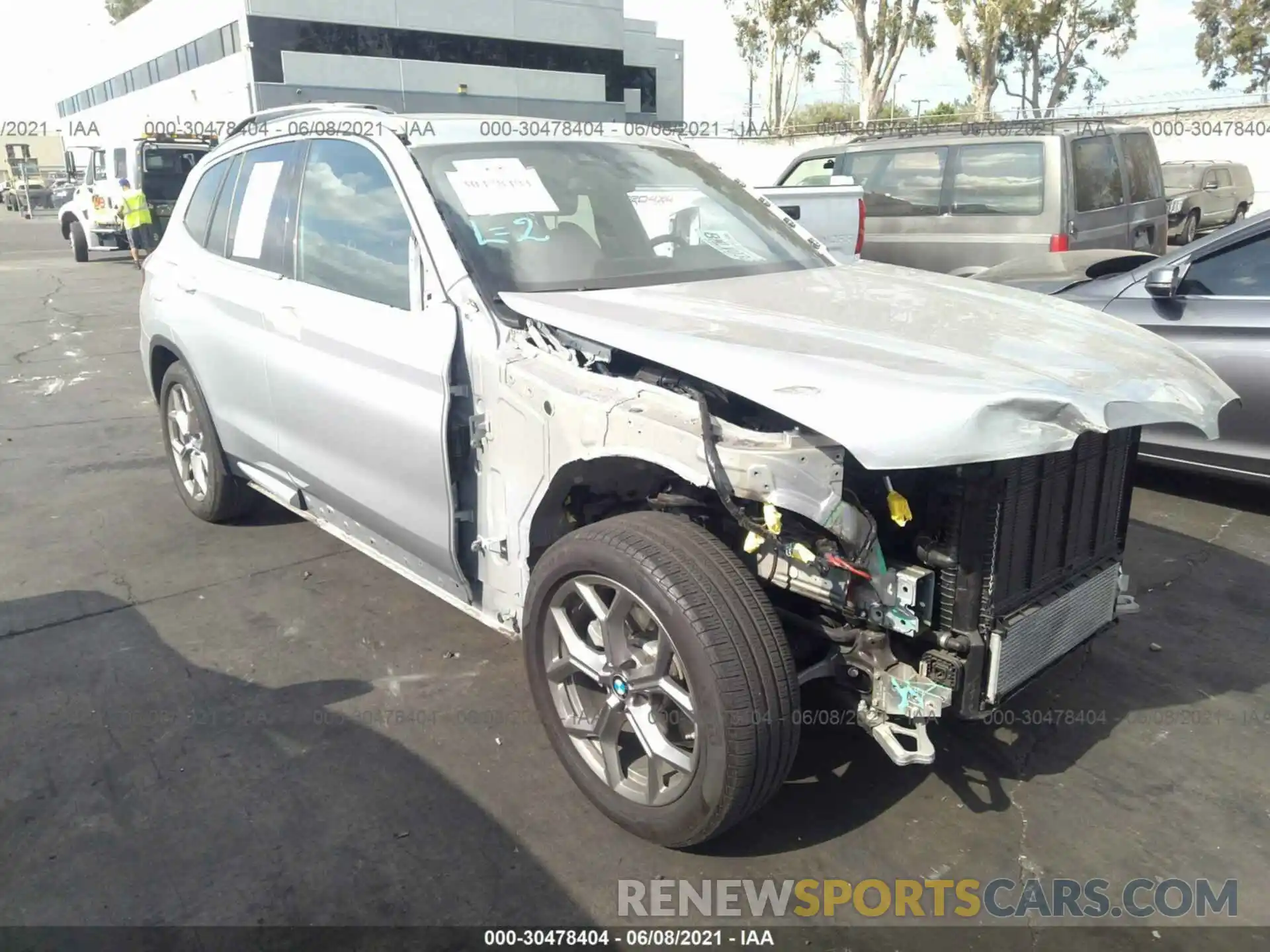 1 Photograph of a damaged car 5UXTY3C06LLU70862 BMW X3 2020