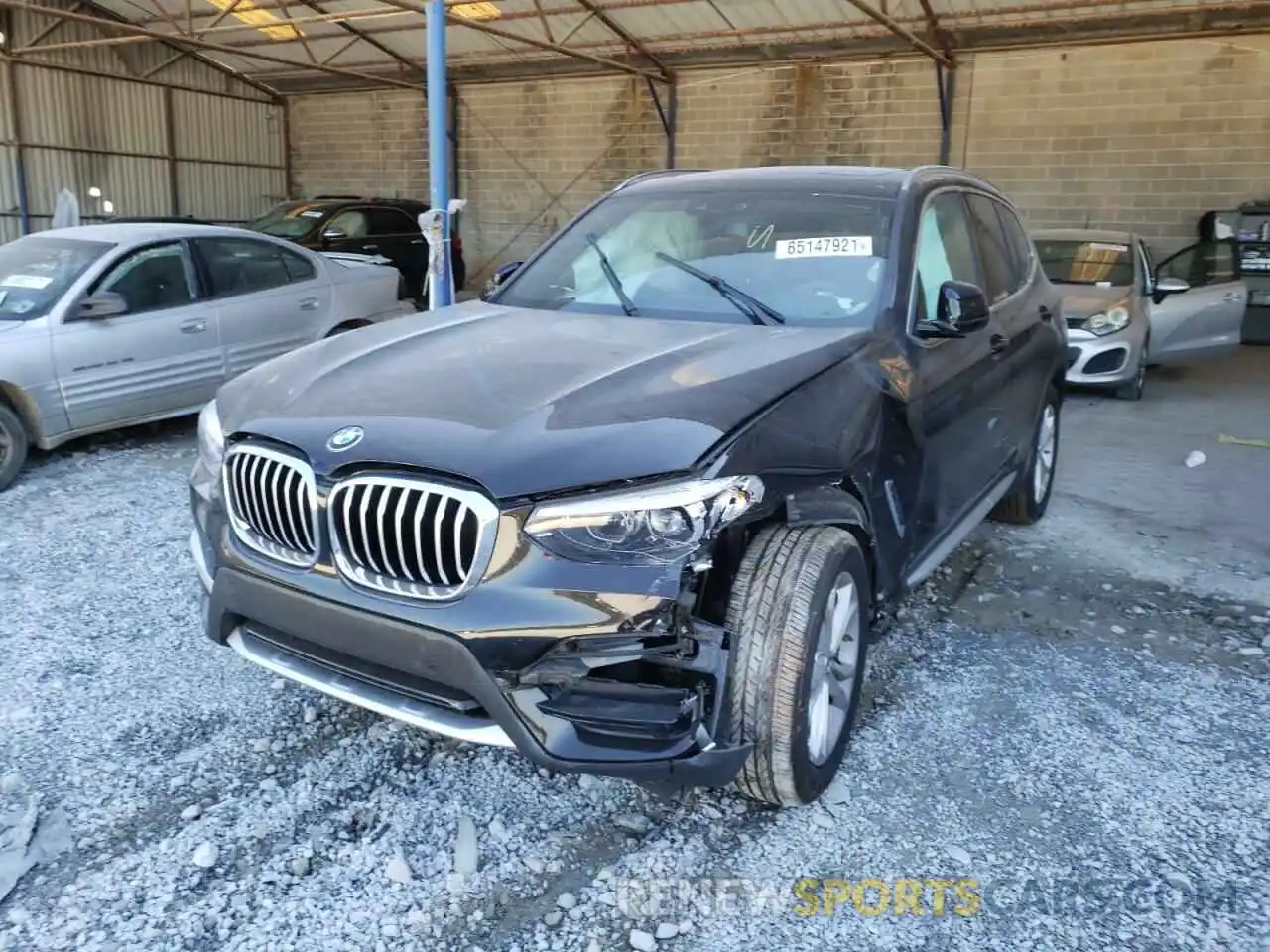 2 Photograph of a damaged car 5UXTY3C06LLU71378 BMW X3 2020