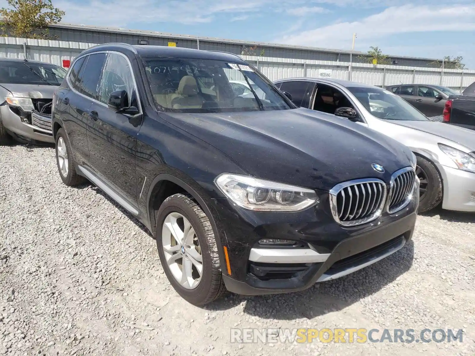 1 Photograph of a damaged car 5UXTY3C06LLU71722 BMW X3 2020