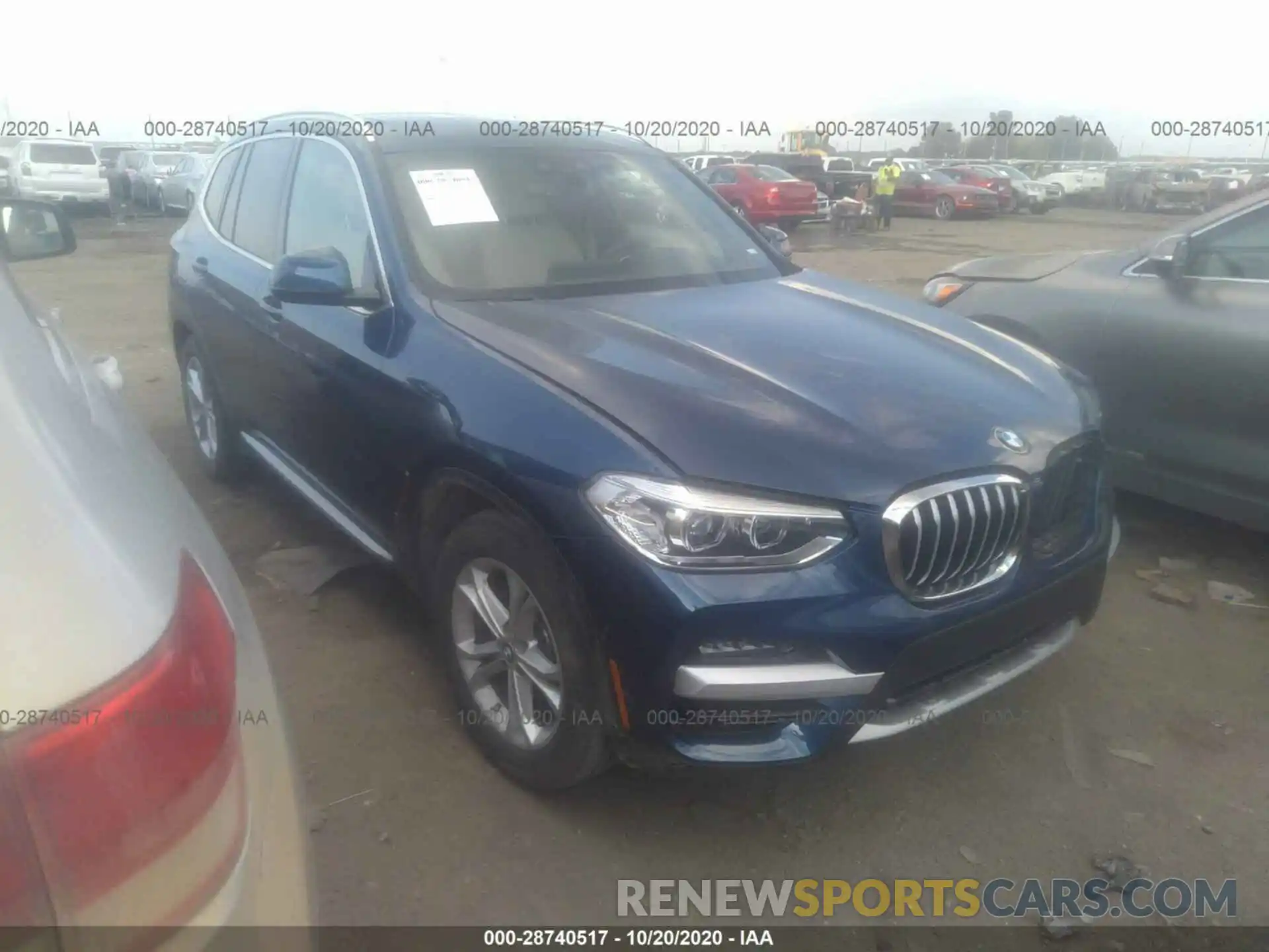 1 Photograph of a damaged car 5UXTY3C06LLU72823 BMW X3 2020