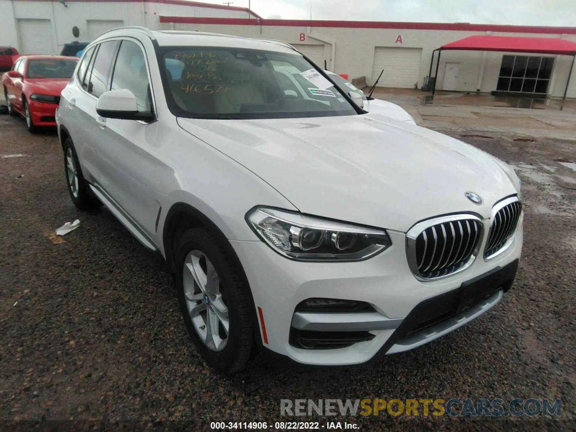 1 Photograph of a damaged car 5UXTY3C07L9B03744 BMW X3 2020