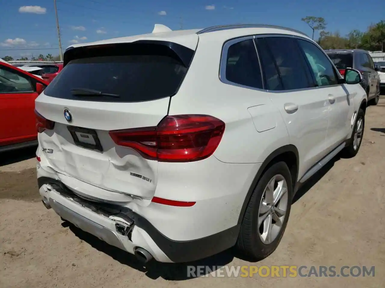 4 Photograph of a damaged car 5UXTY3C07L9B06501 BMW X3 2020