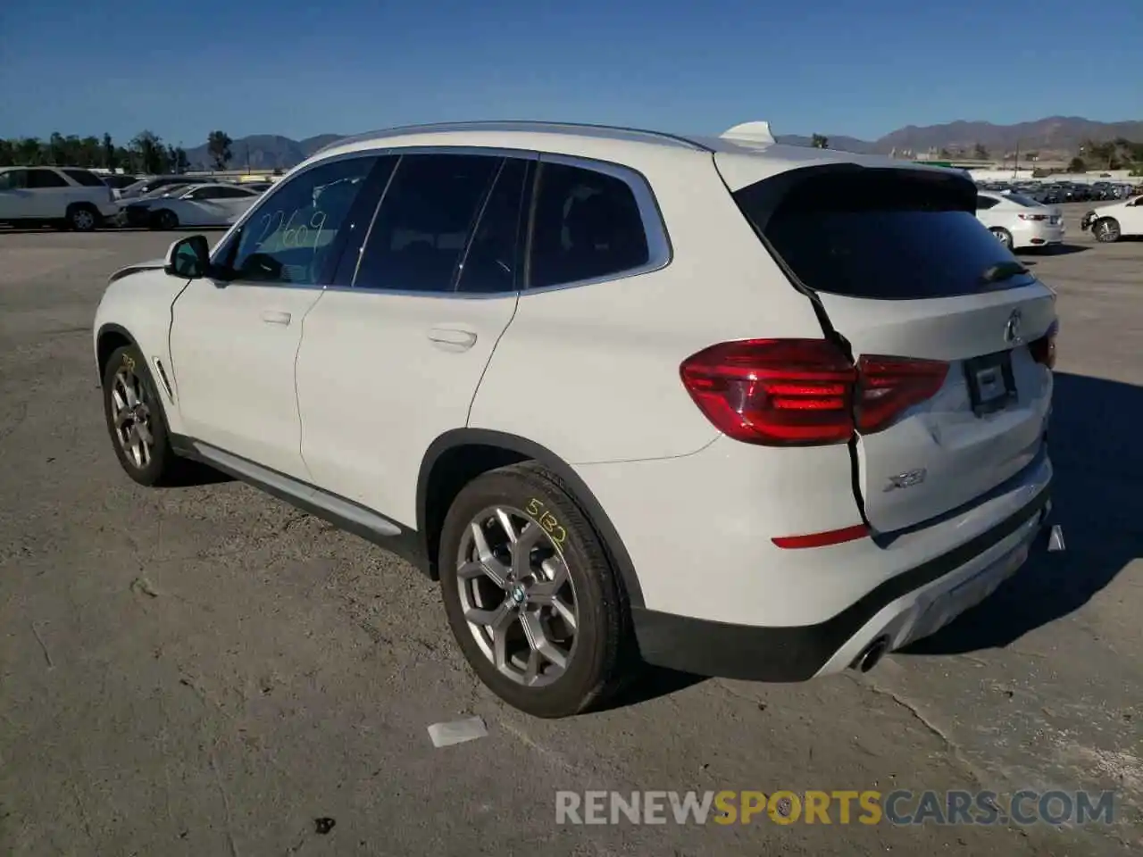 3 Photograph of a damaged car 5UXTY3C07L9C01897 BMW X3 2020