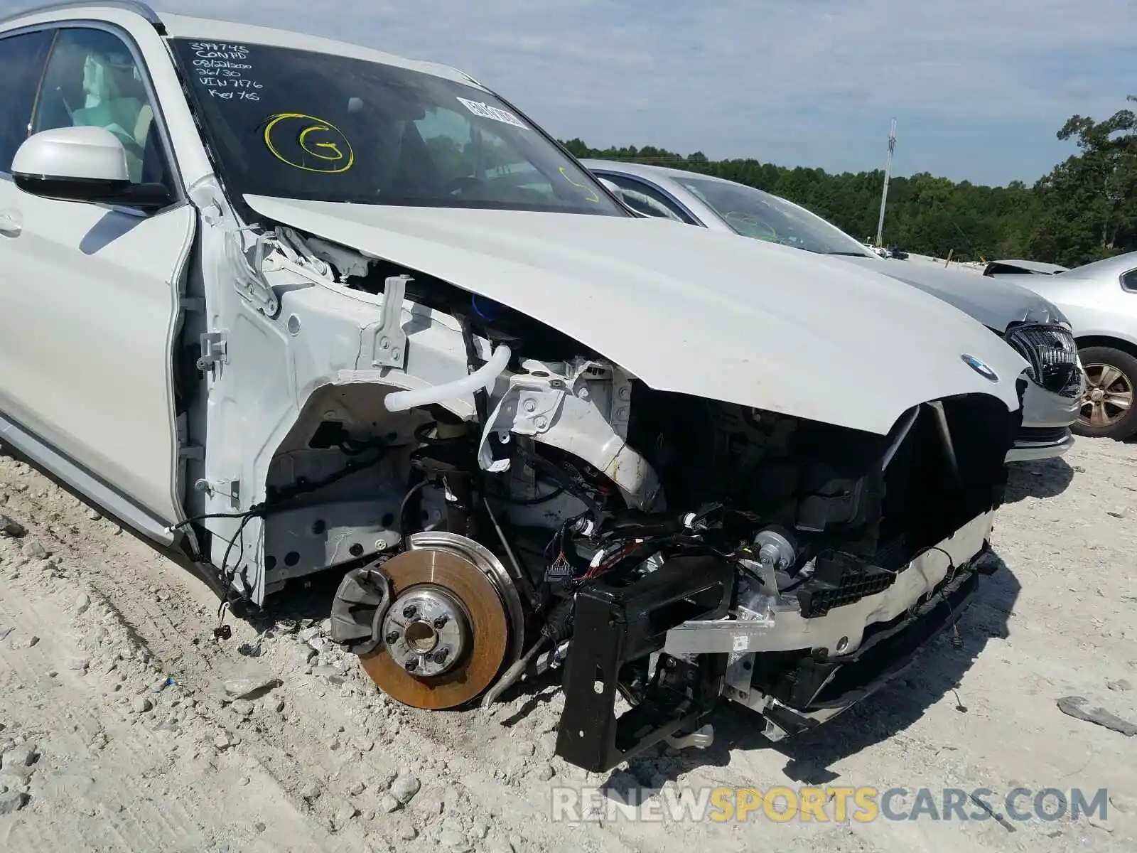 9 Фотография поврежденного автомобиля 5UXTY3C07L9C17176 BMW X3 2020