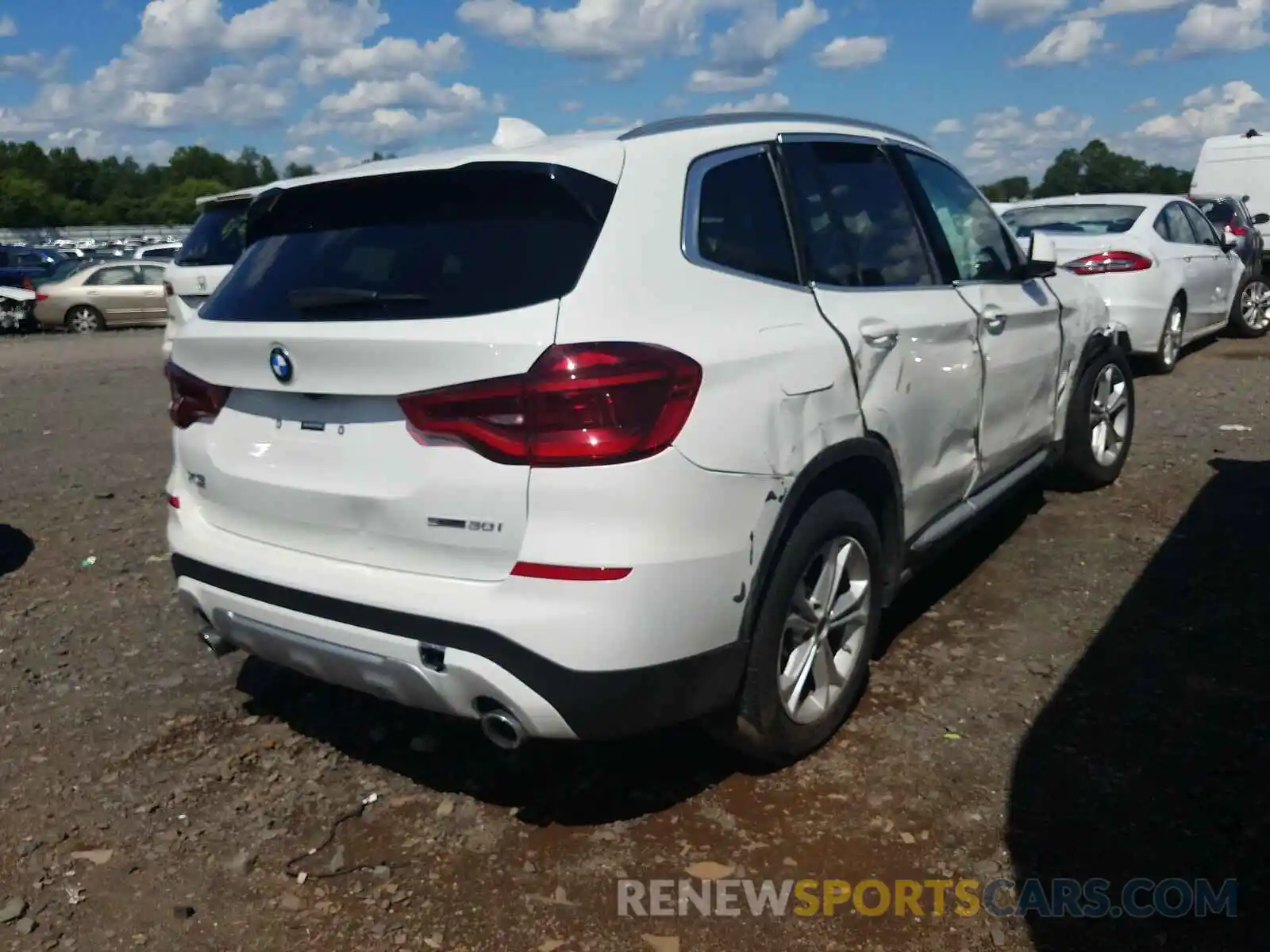 4 Фотография поврежденного автомобиля 5UXTY3C07L9C32714 BMW X3 2020