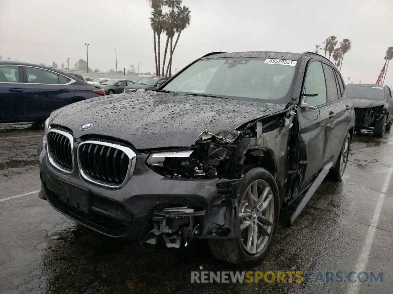 2 Photograph of a damaged car 5UXTY3C07L9C53353 BMW X3 2020