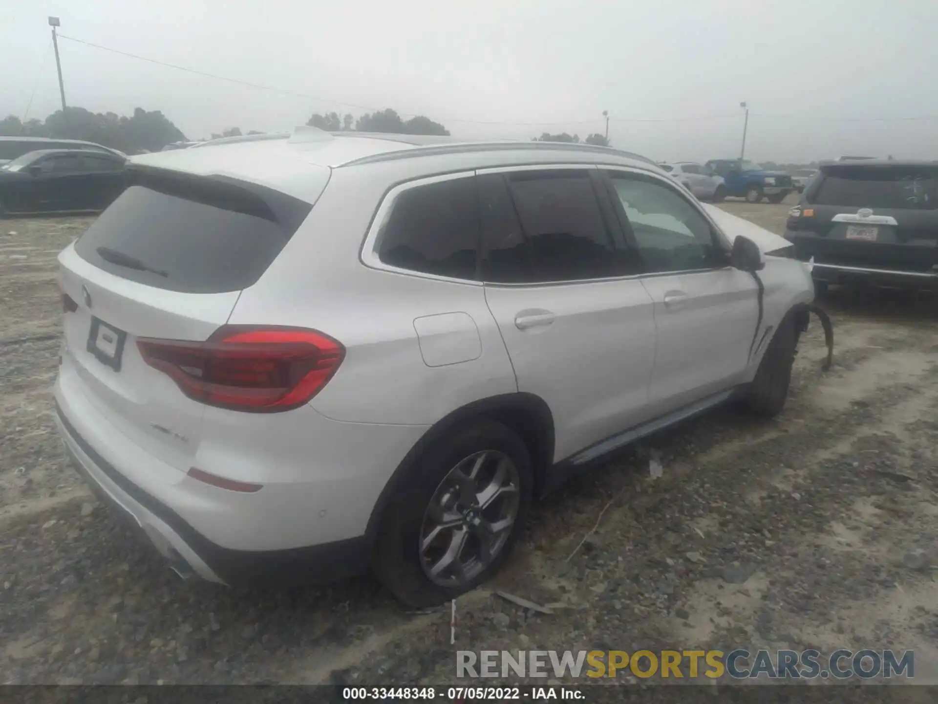 4 Фотография поврежденного автомобиля 5UXTY3C07L9C88619 BMW X3 2020