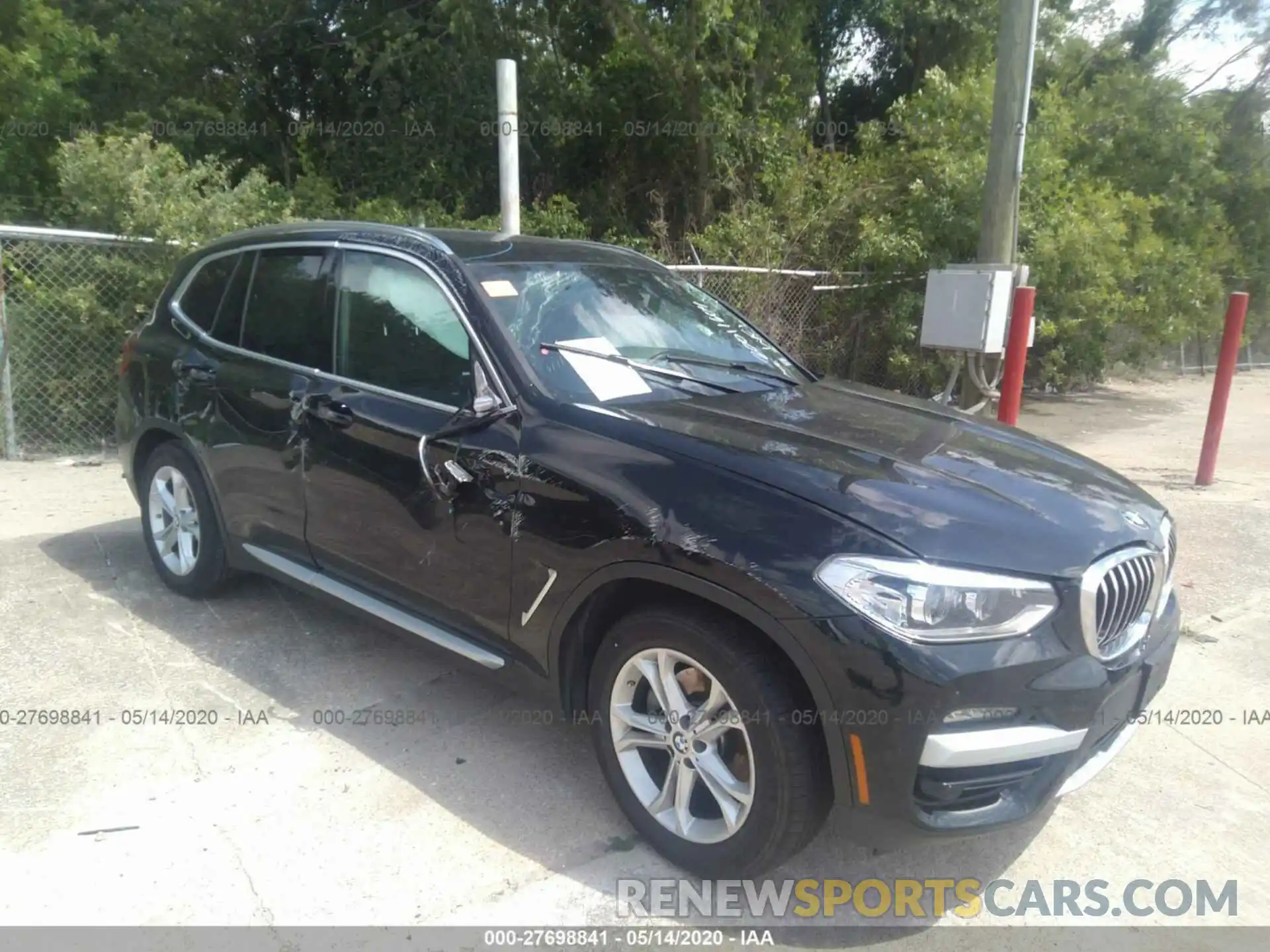 1 Photograph of a damaged car 5UXTY3C07LLE55113 BMW X3 2020