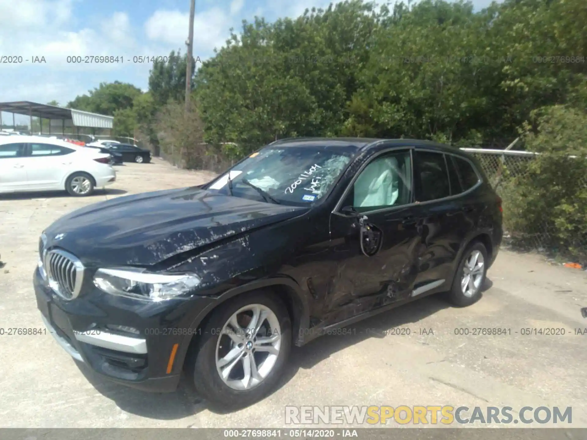 2 Photograph of a damaged car 5UXTY3C07LLE55113 BMW X3 2020