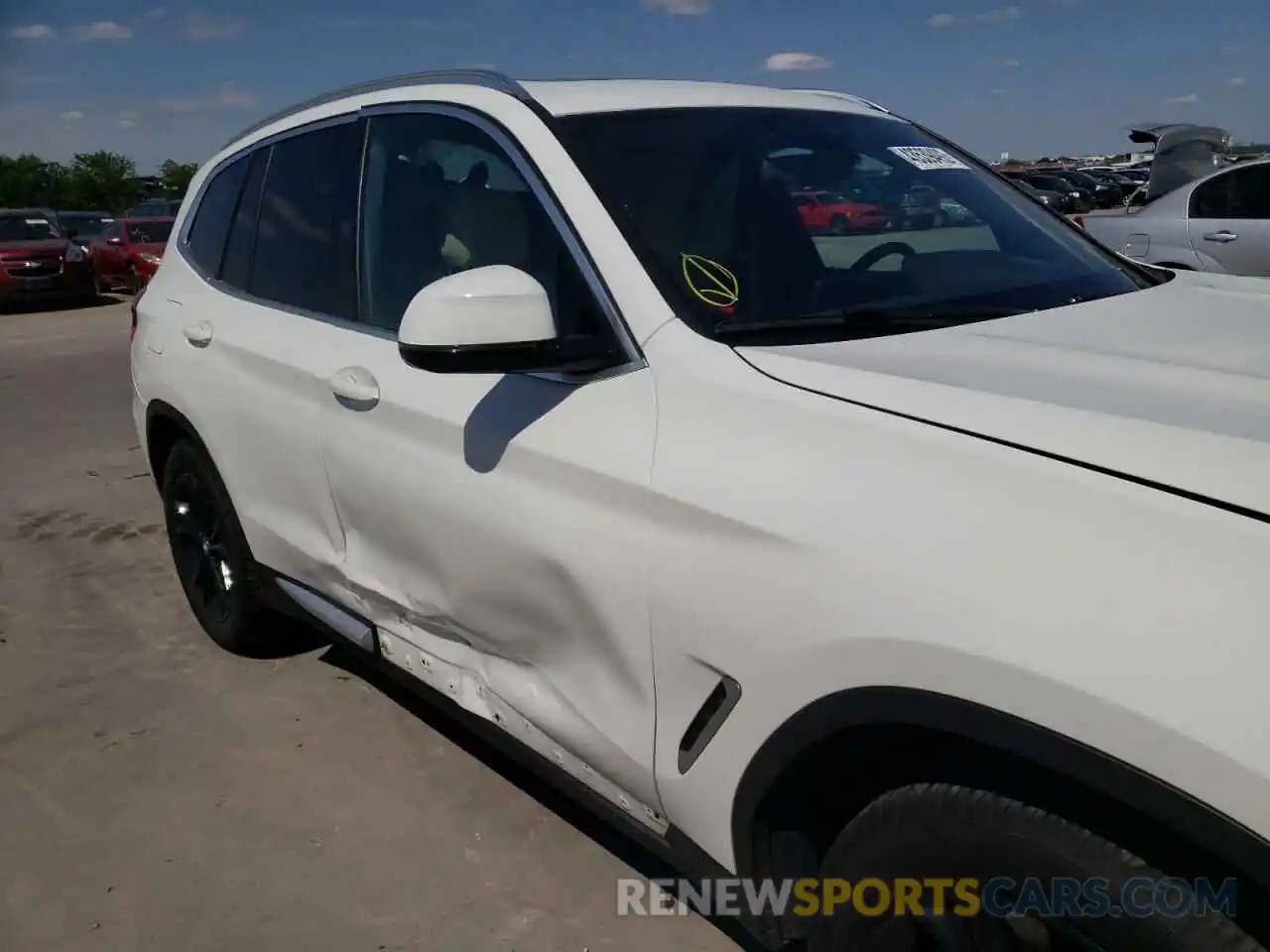 9 Photograph of a damaged car 5UXTY3C07LLE55452 BMW X3 2020