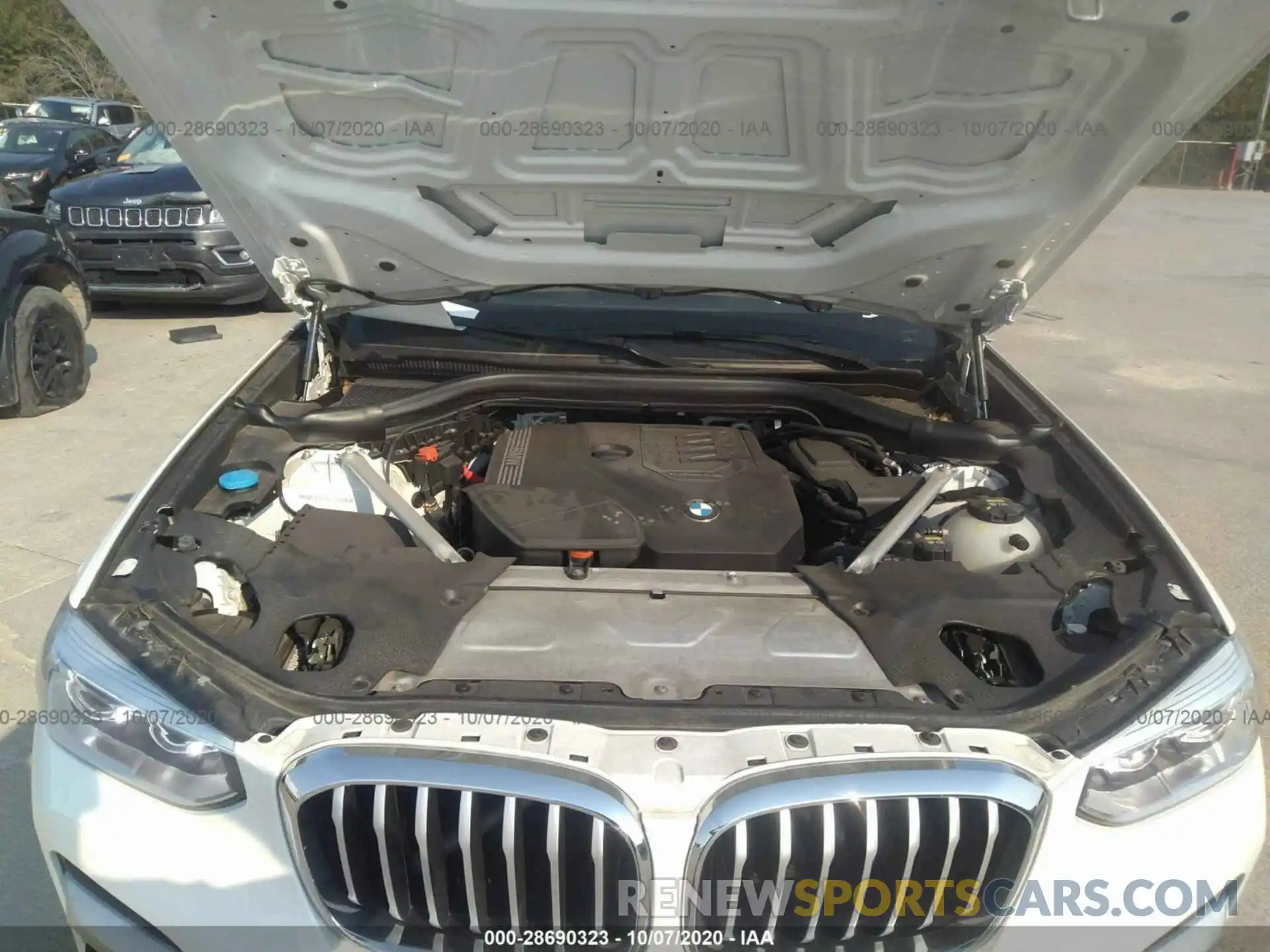 10 Фотография поврежденного автомобиля 5UXTY3C07LLE55516 BMW X3 2020