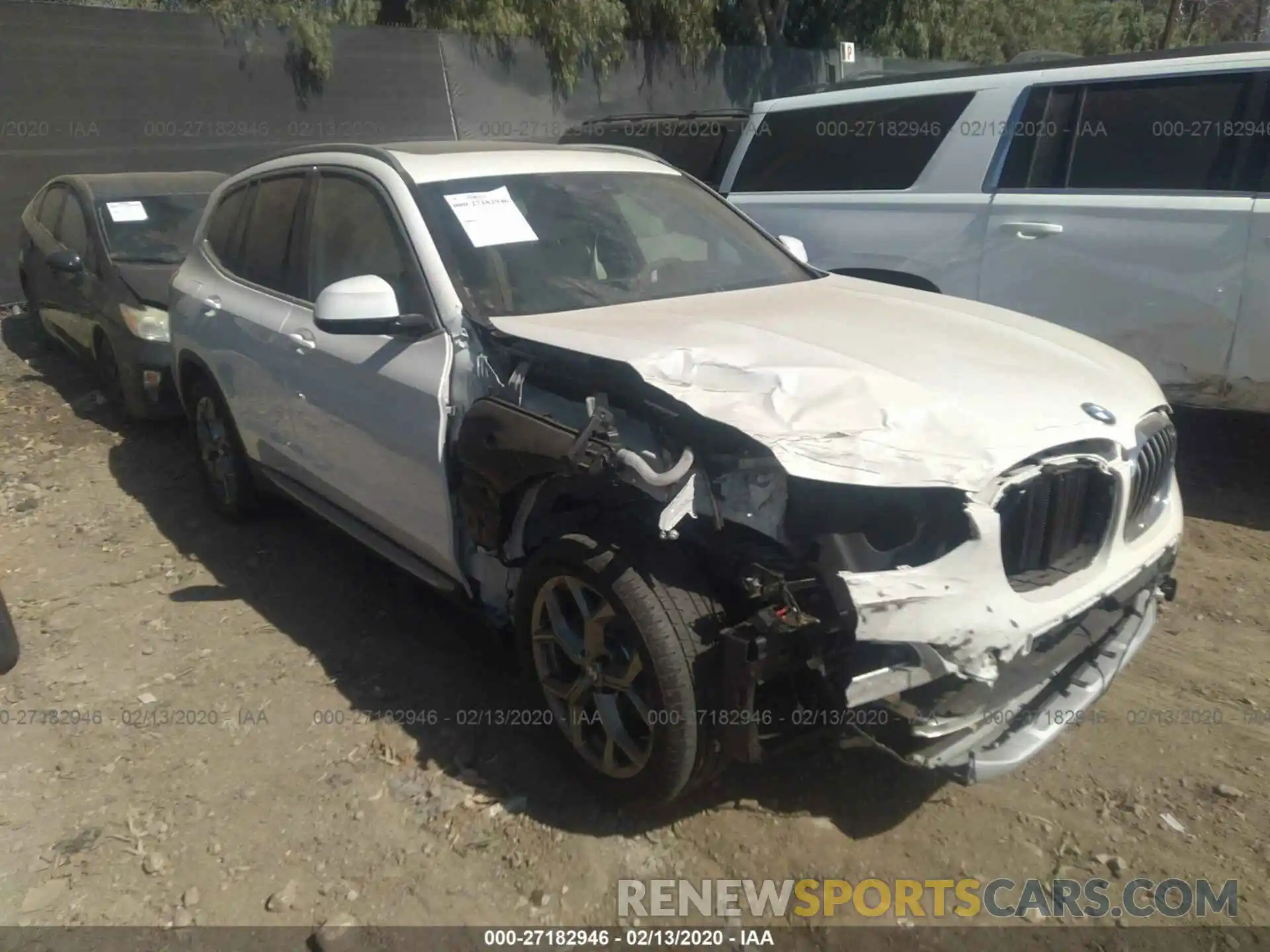 1 Photograph of a damaged car 5UXTY3C07LLU69400 BMW X3 2020