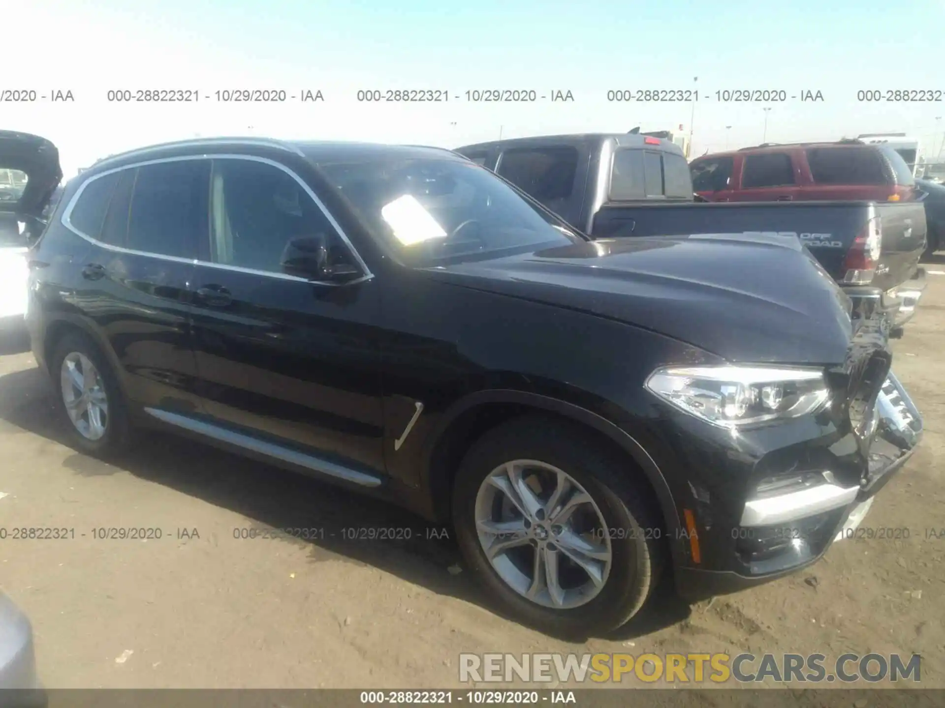 1 Photograph of a damaged car 5UXTY3C07LLU72068 BMW X3 2020