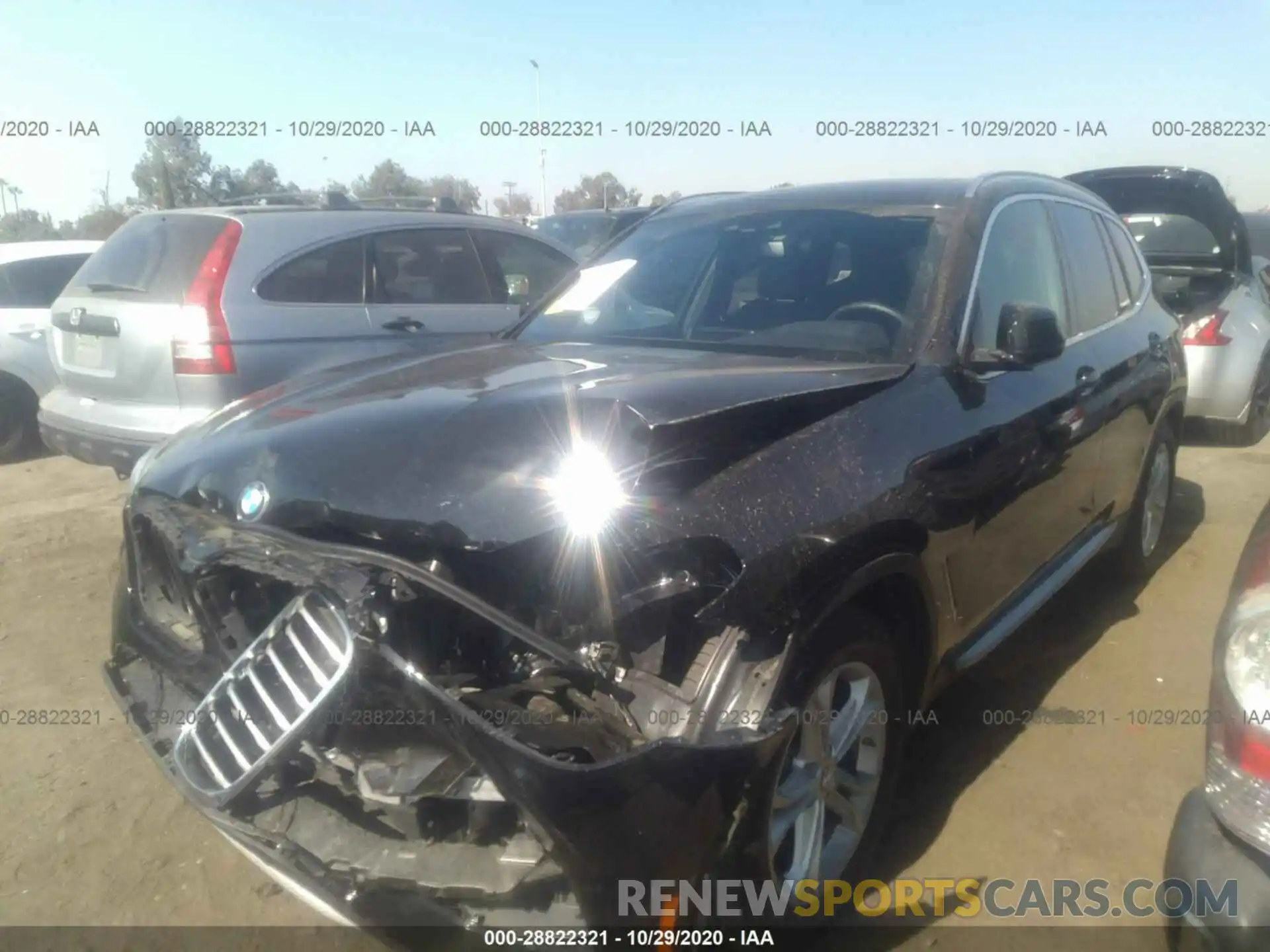 2 Photograph of a damaged car 5UXTY3C07LLU72068 BMW X3 2020