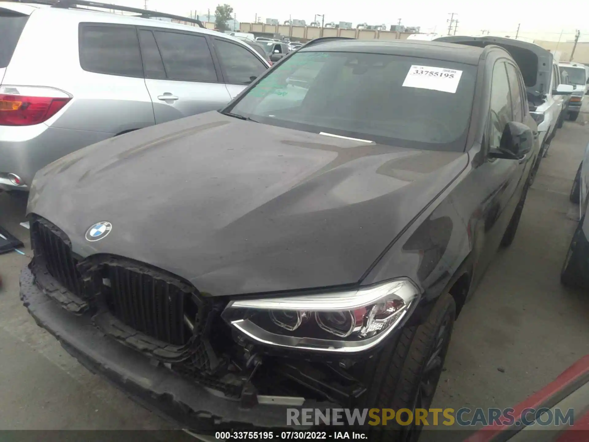 2 Photograph of a damaged car 5UXTY3C07LLU72121 BMW X3 2020