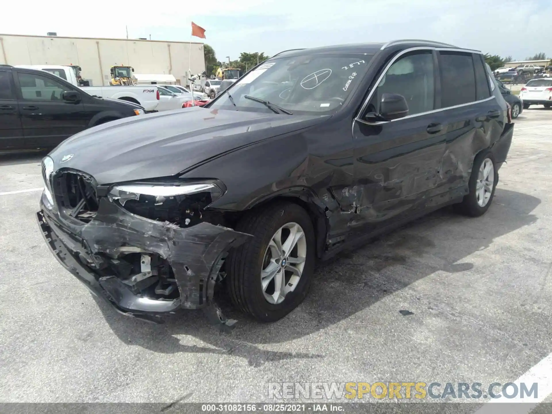 2 Photograph of a damaged car 5UXTY3C07LLU72877 BMW X3 2020