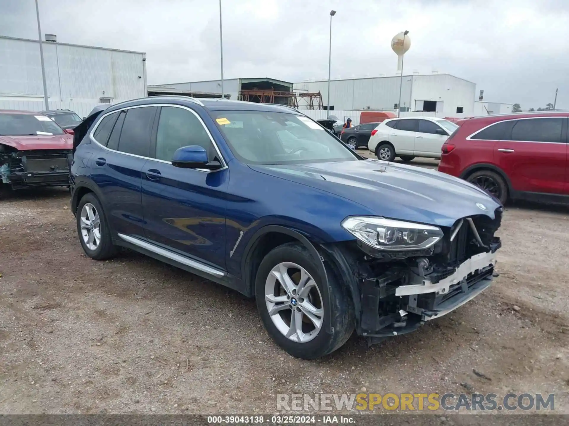 1 Photograph of a damaged car 5UXTY3C08L9B70059 BMW X3 2020