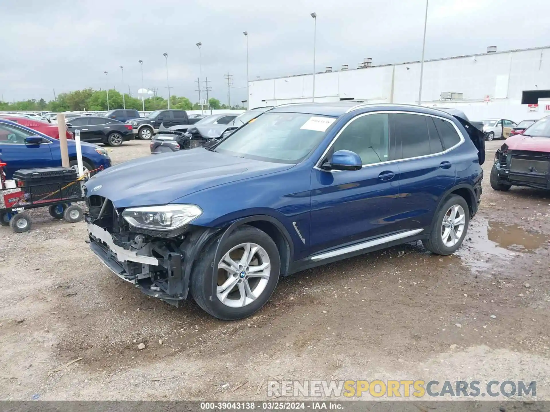 2 Фотография поврежденного автомобиля 5UXTY3C08L9B70059 BMW X3 2020