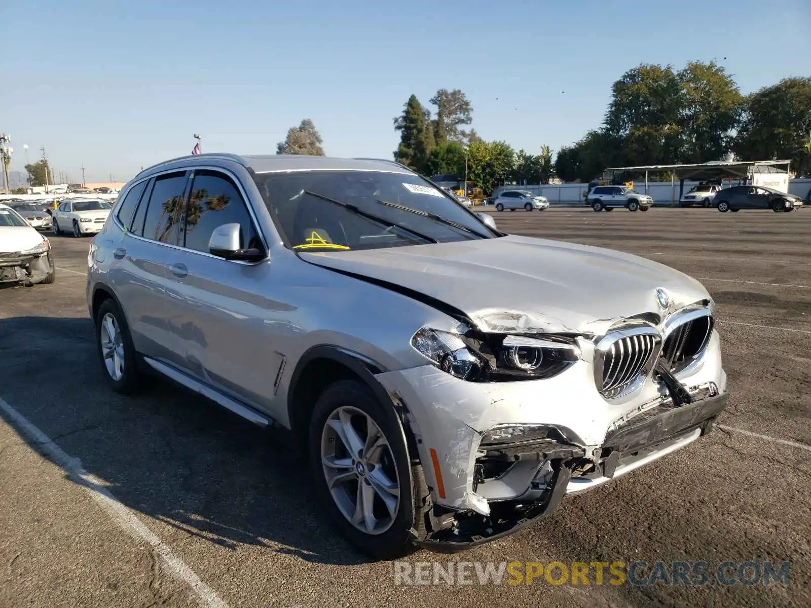 1 Photograph of a damaged car 5UXTY3C08L9C24203 BMW X3 2020