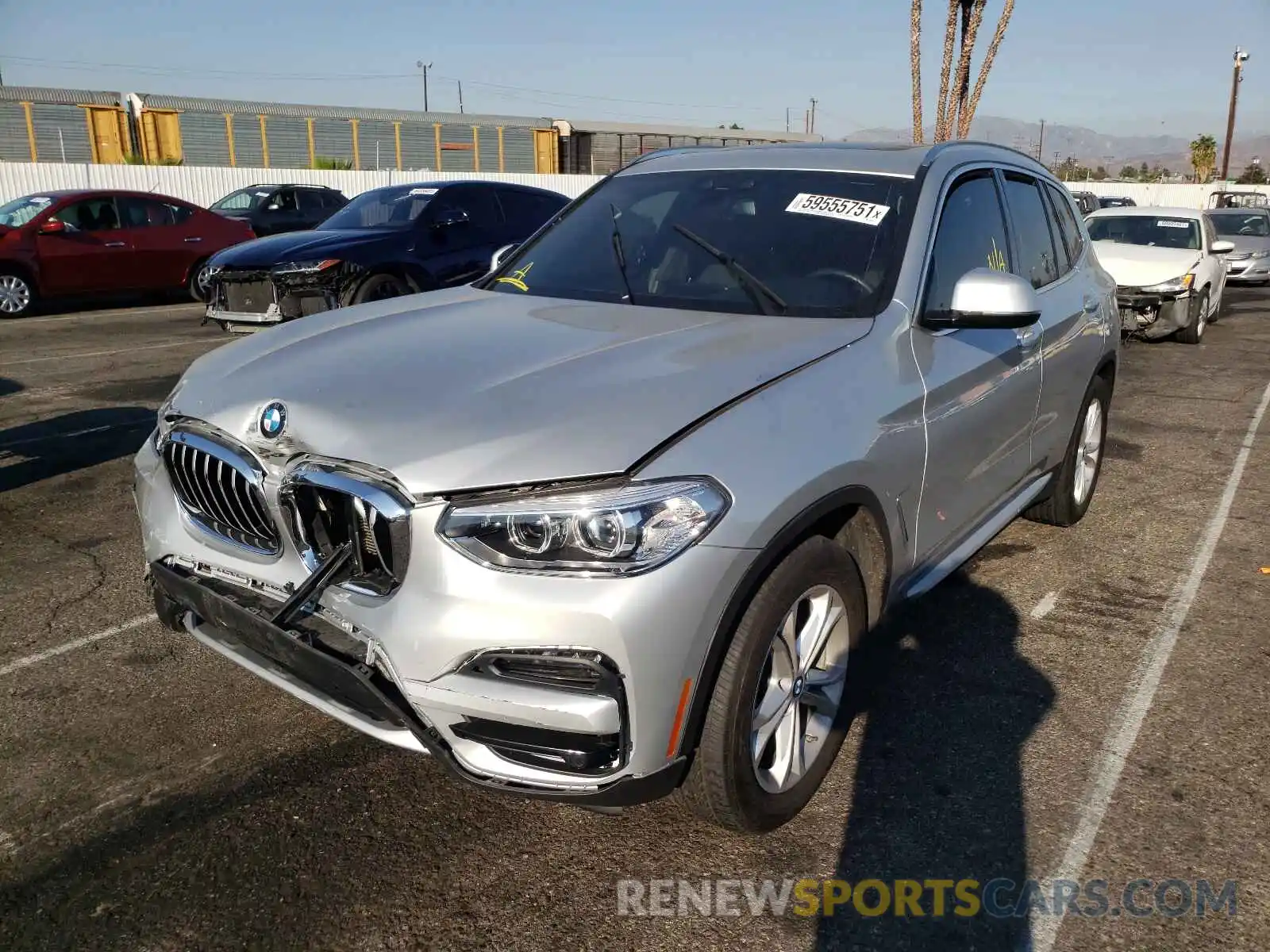 2 Фотография поврежденного автомобиля 5UXTY3C08L9C24203 BMW X3 2020