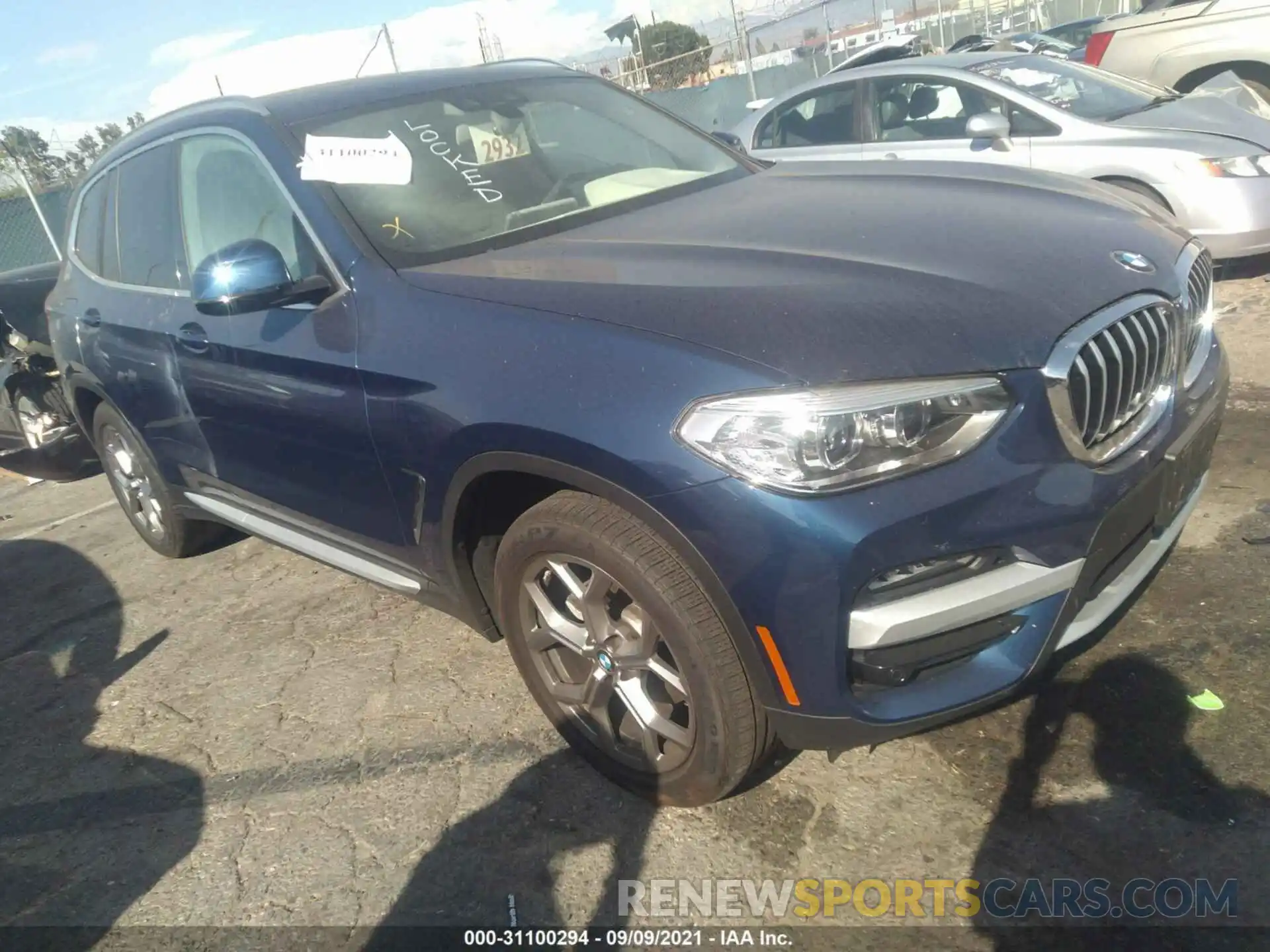 1 Photograph of a damaged car 5UXTY3C08L9C41860 BMW X3 2020