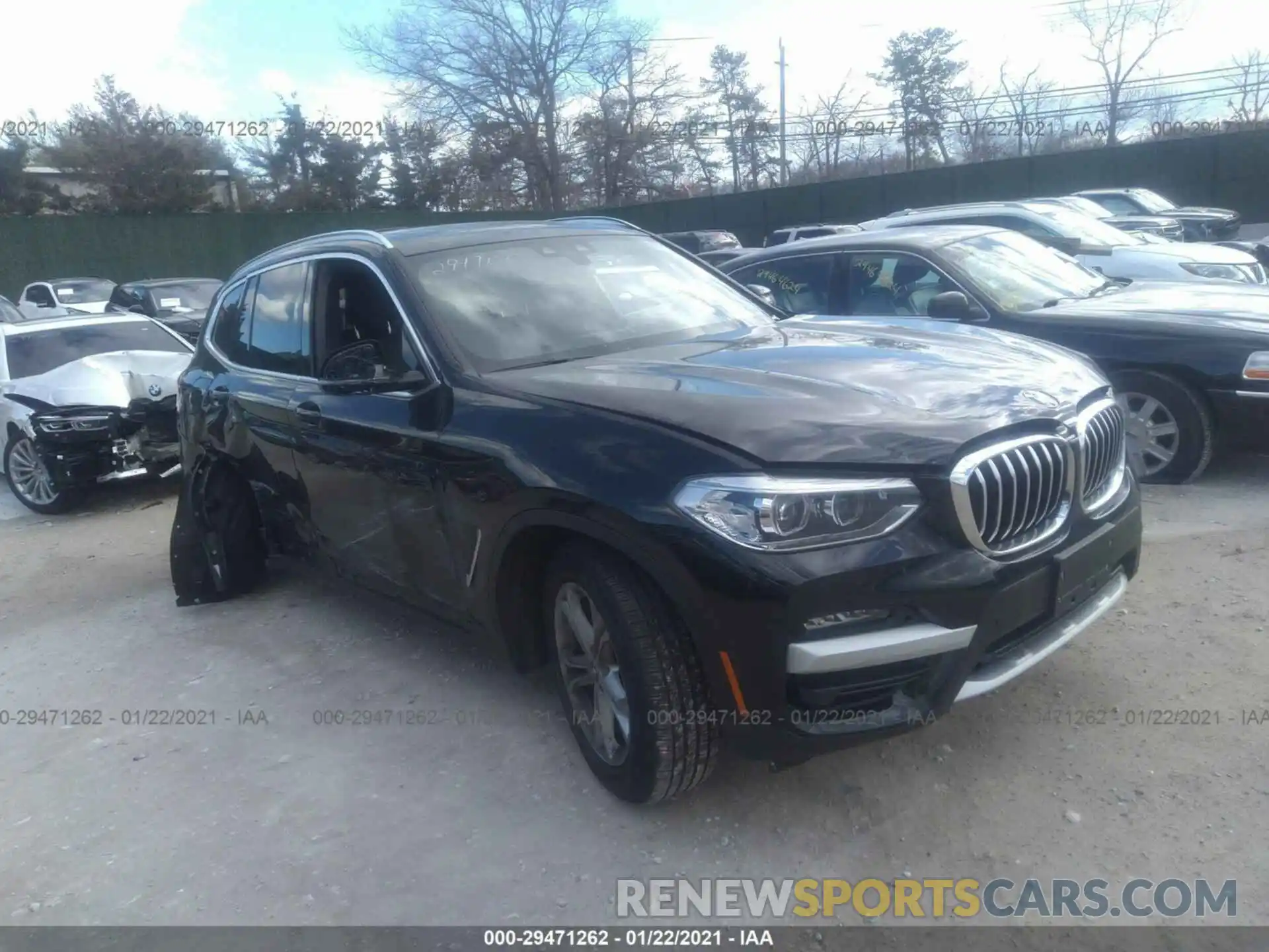 1 Photograph of a damaged car 5UXTY3C08L9C63275 BMW X3 2020