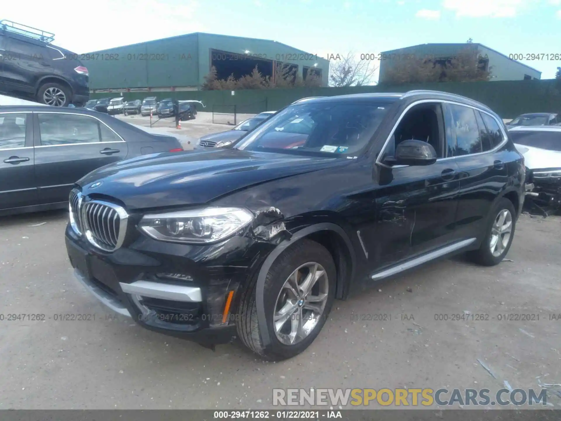 2 Photograph of a damaged car 5UXTY3C08L9C63275 BMW X3 2020