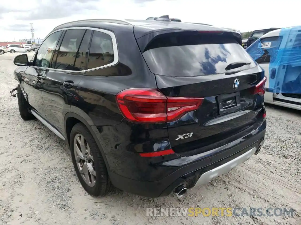 3 Photograph of a damaged car 5UXTY3C08L9D10045 BMW X3 2020