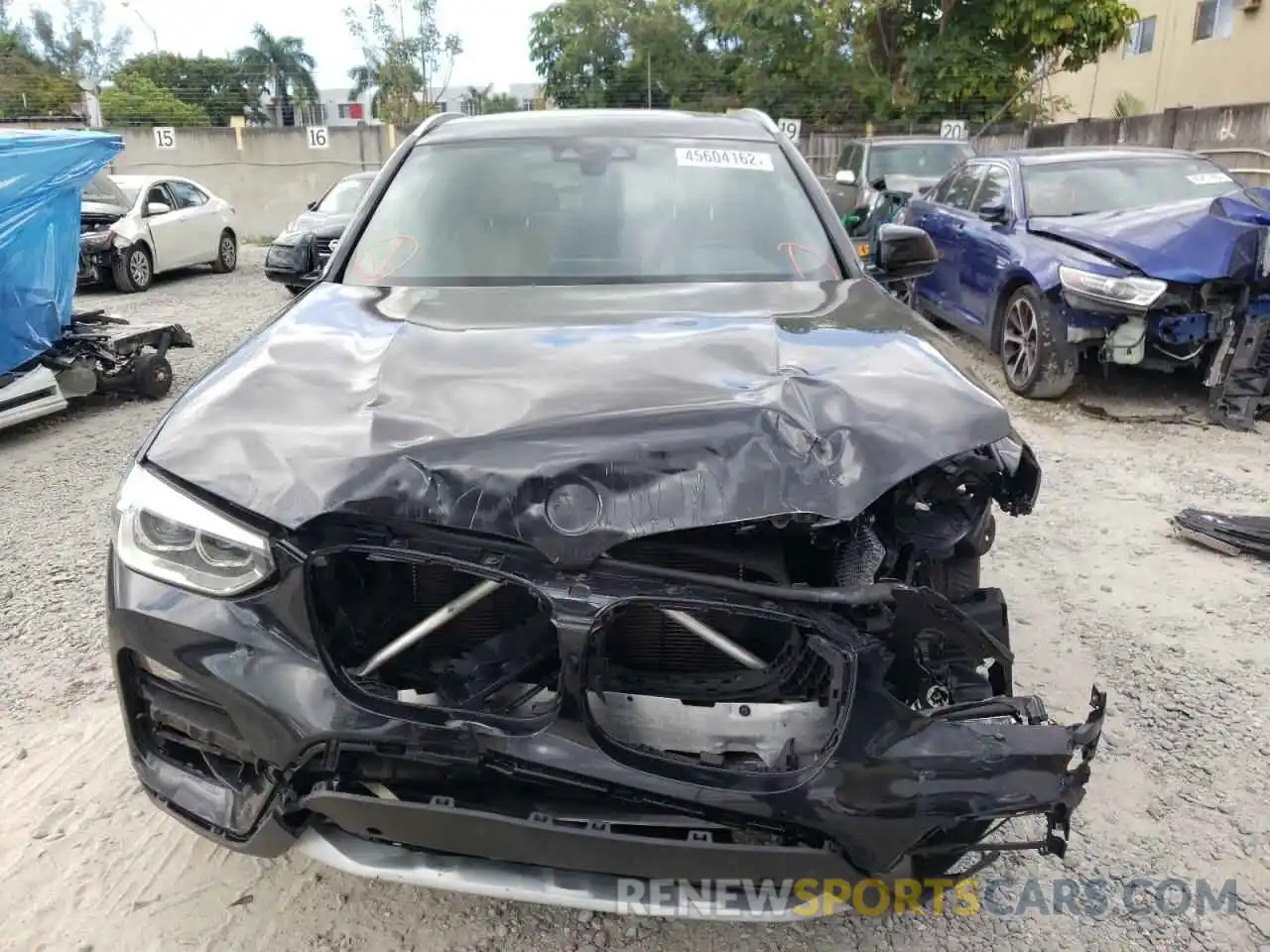 9 Photograph of a damaged car 5UXTY3C08L9D10045 BMW X3 2020