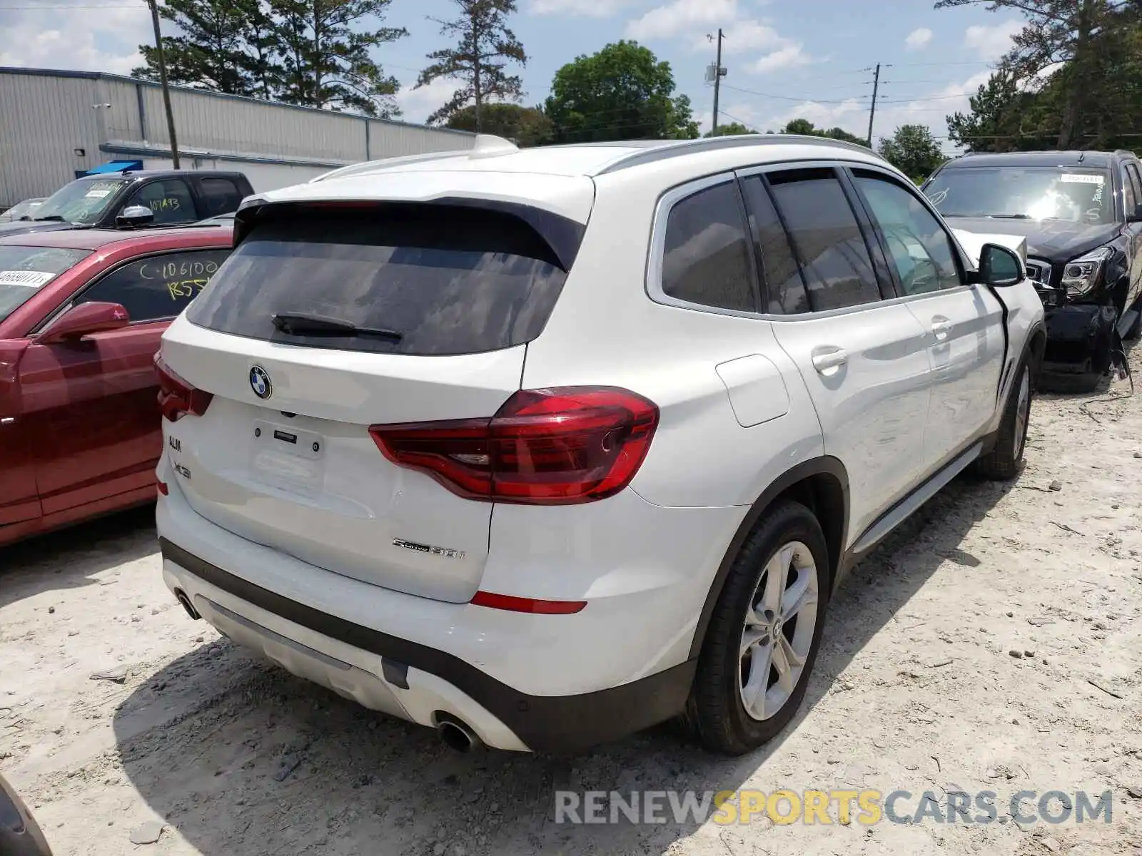 4 Photograph of a damaged car 5UXTY3C08LLE55329 BMW X3 2020