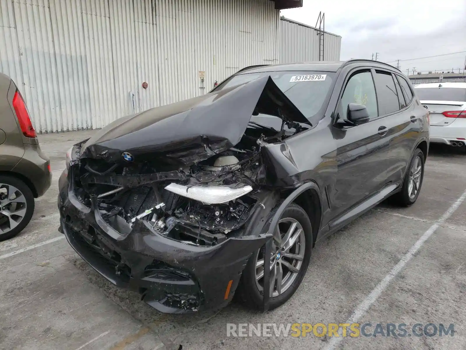 2 Photograph of a damaged car 5UXTY3C08LLU69969 BMW X3 2020