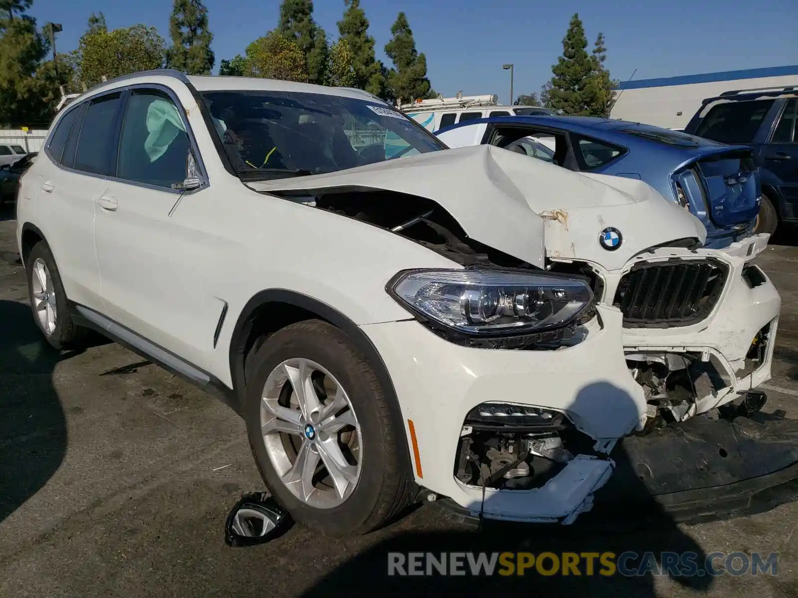 1 Фотография поврежденного автомобиля 5UXTY3C08LLU71544 BMW X3 2020