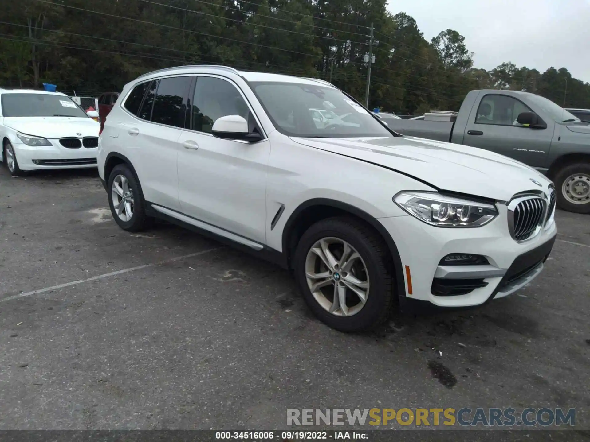 1 Photograph of a damaged car 5UXTY3C08LLU71656 BMW X3 2020