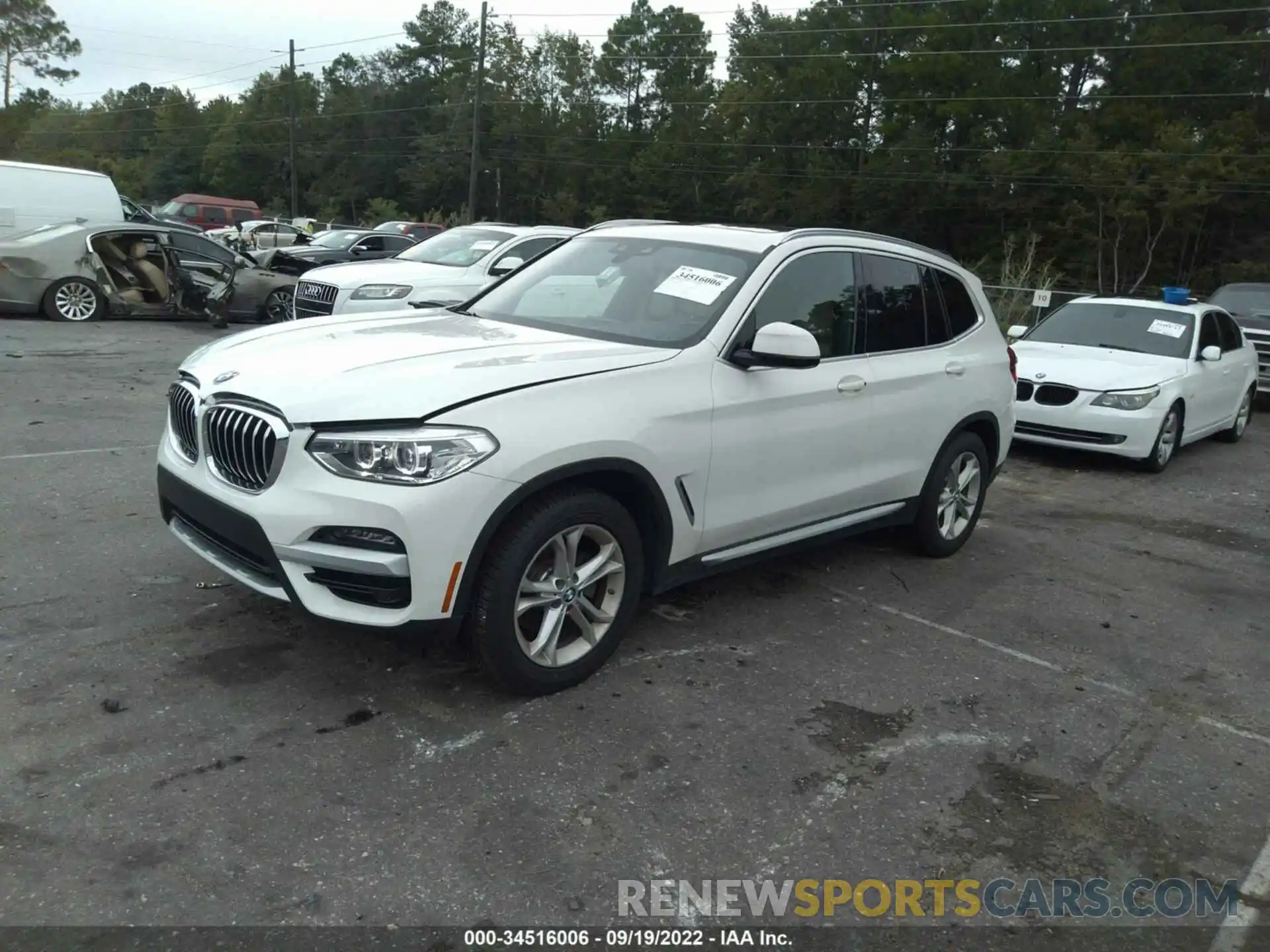 2 Photograph of a damaged car 5UXTY3C08LLU71656 BMW X3 2020