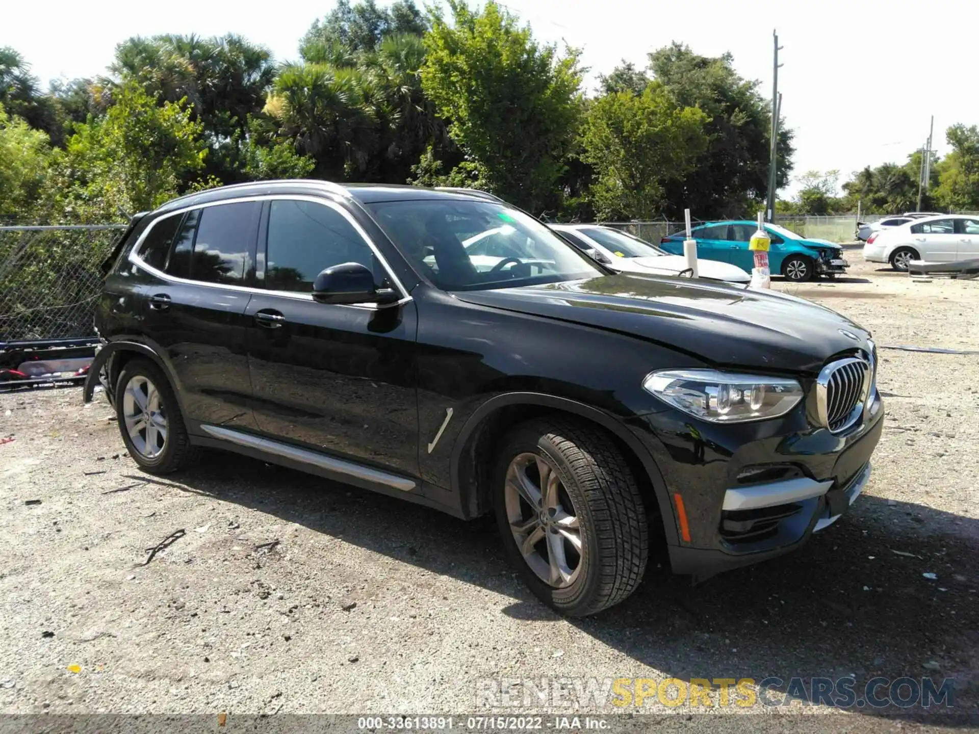 1 Photograph of a damaged car 5UXTY3C08LLU72483 BMW X3 2020